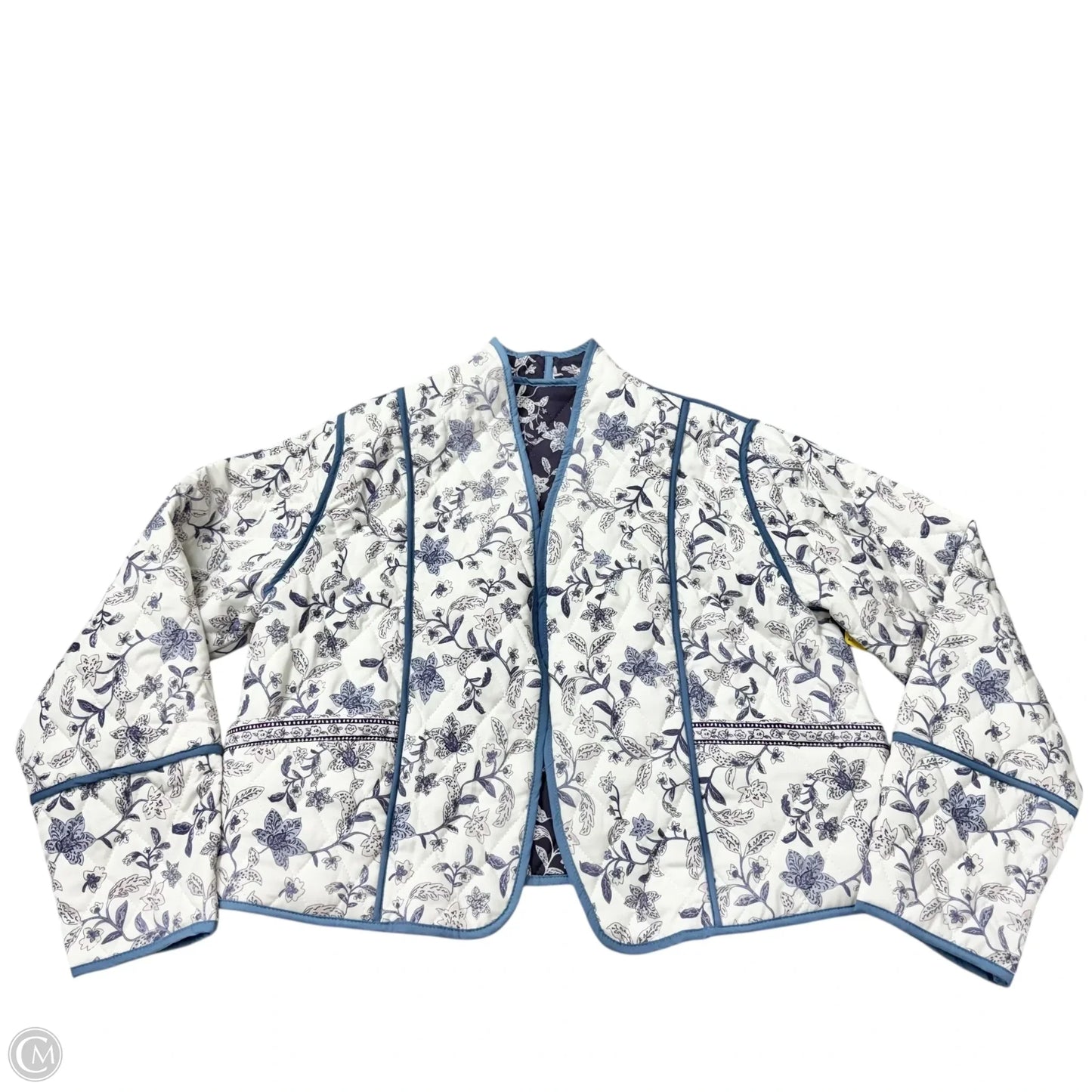 Jacket Puffer & Quilted In Blue & Purple, Size: XL