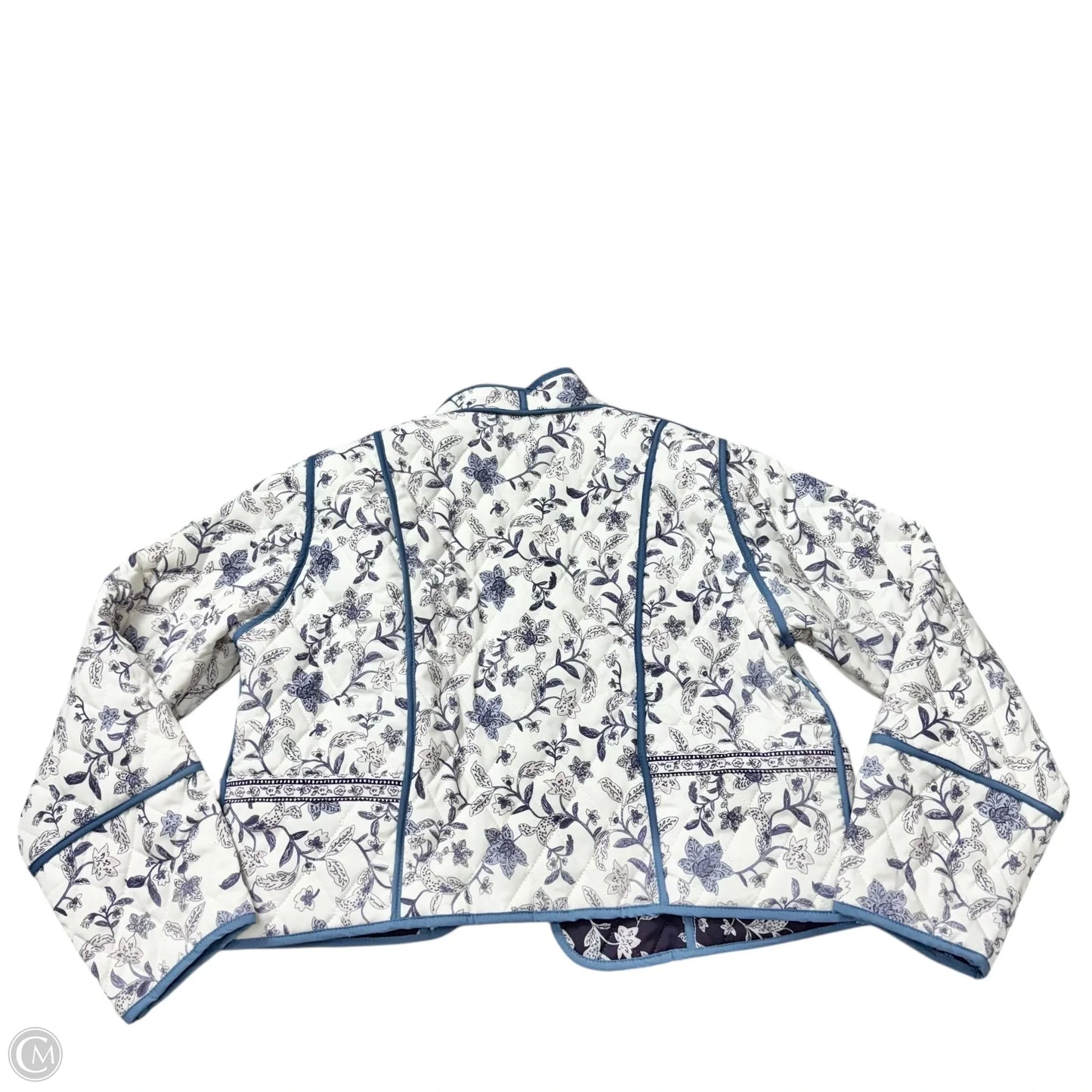 Jacket Puffer & Quilted In Blue & Purple, Size: XL