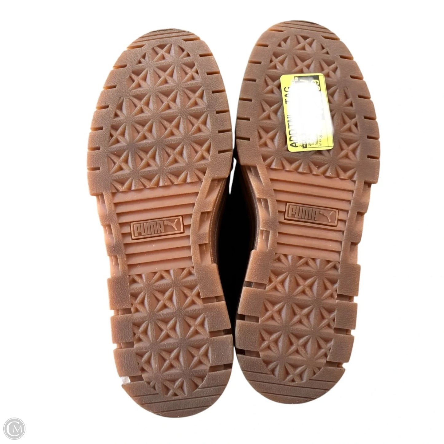 Shoes Sneakers Platform By Puma In Black & Brown, Size: 8.5