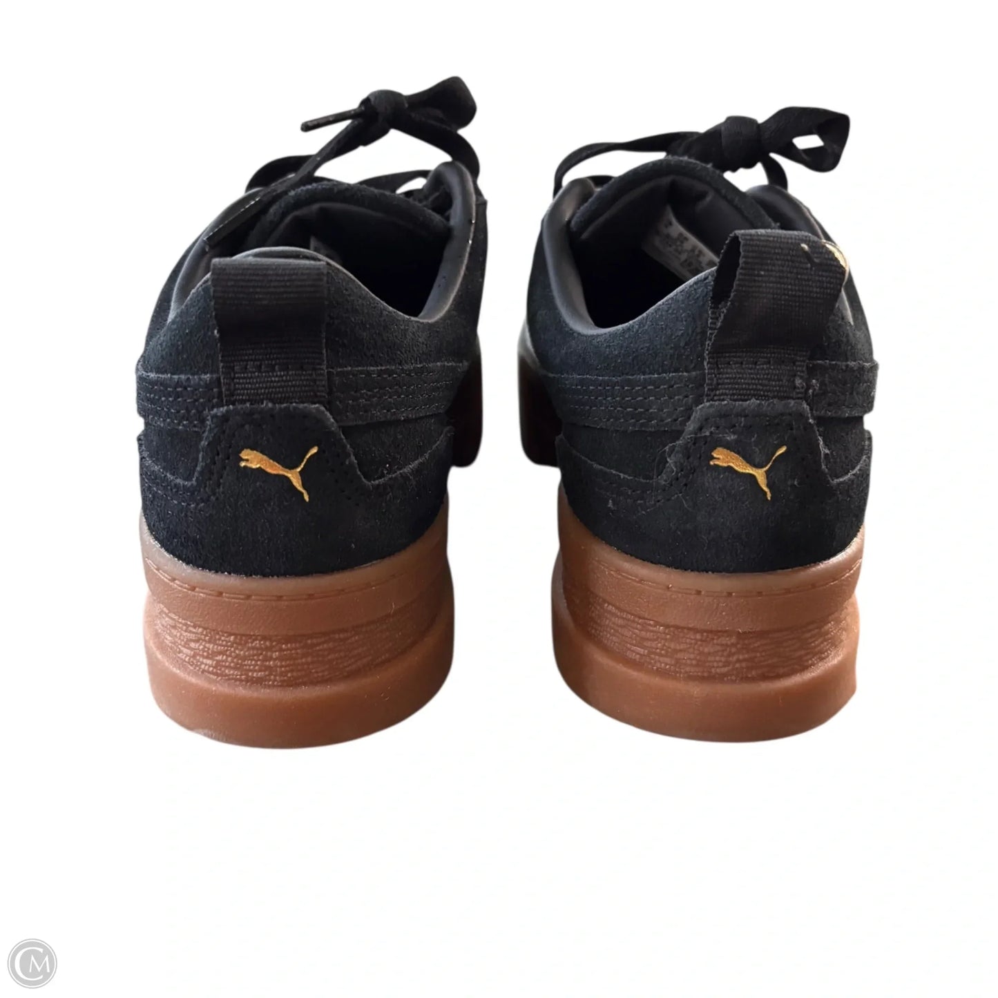 Shoes Sneakers Platform By Puma In Black & Brown, Size: 8.5