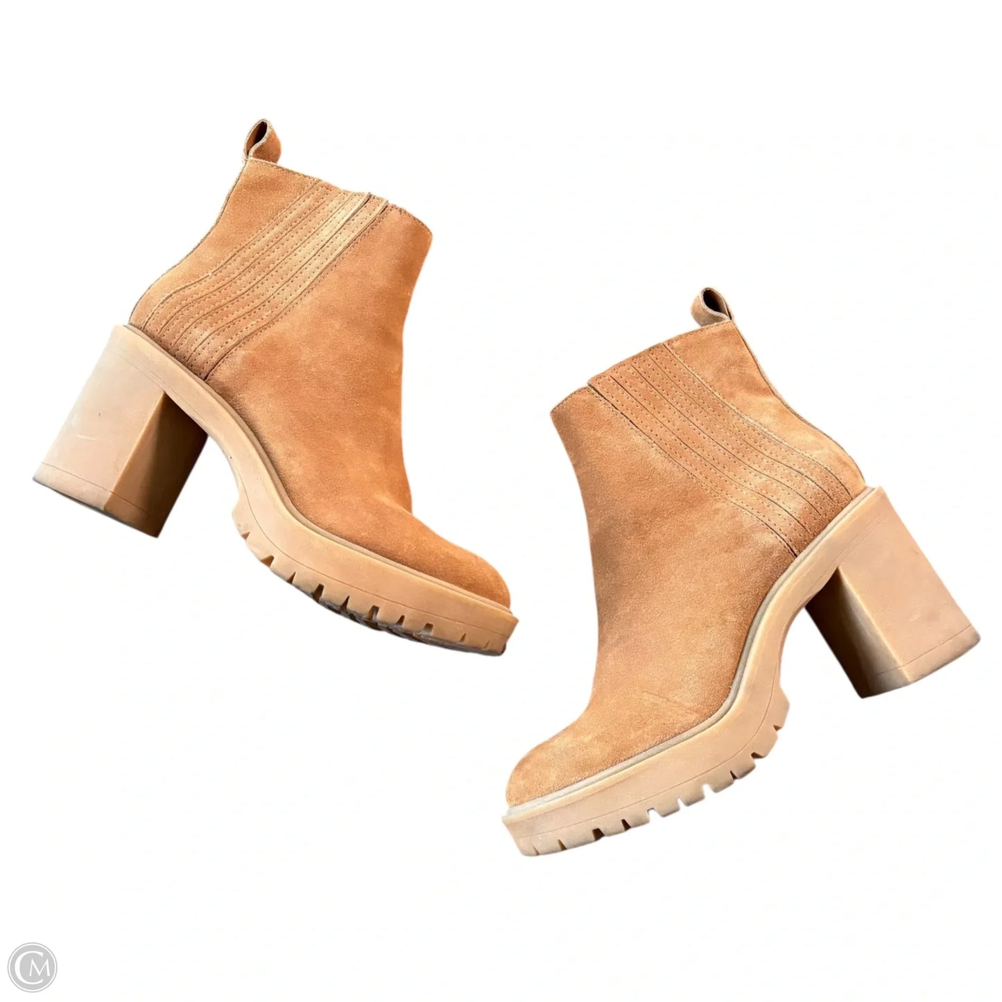 Boots Ankle Heels By Dolce Vita In Brown, Size: 7.5