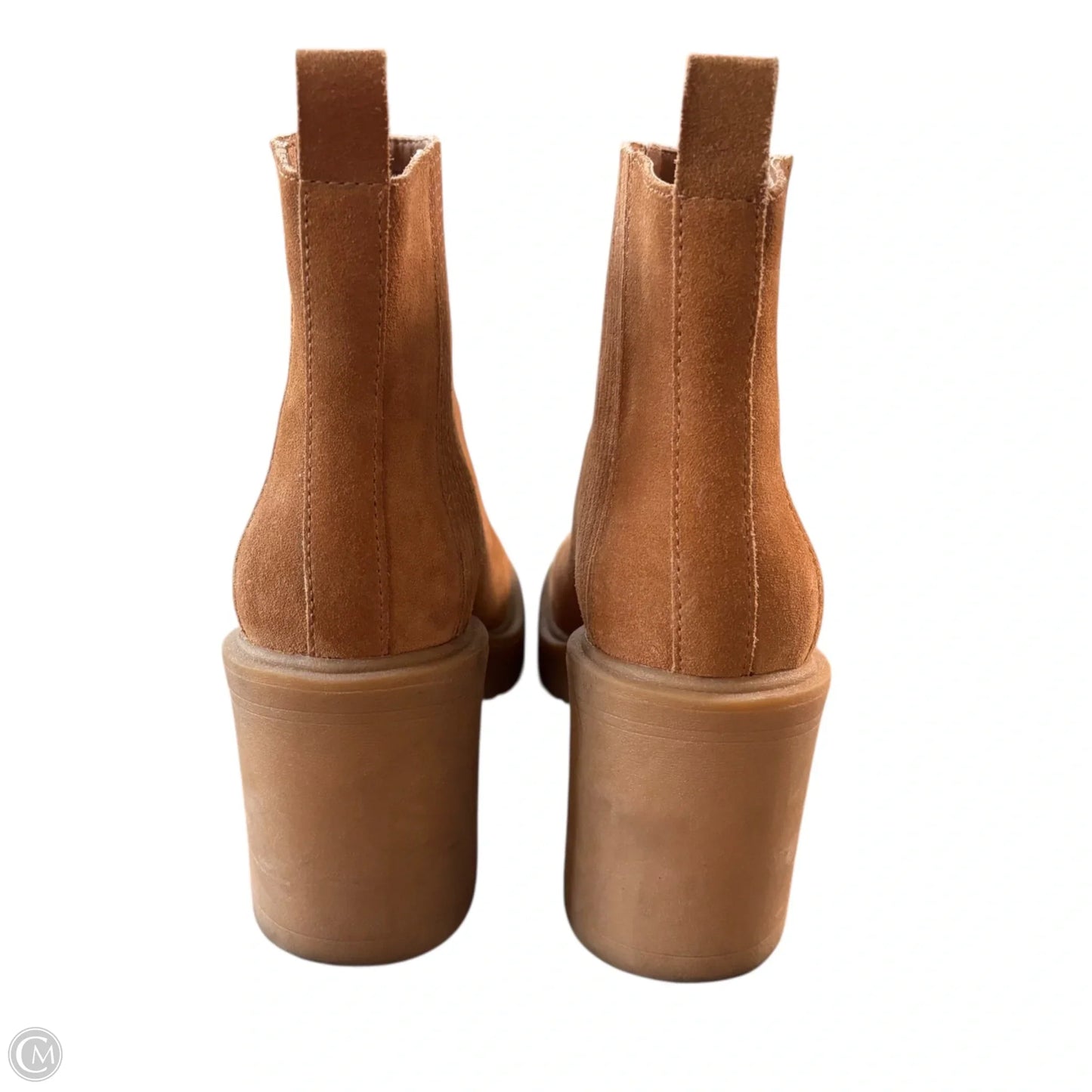 Boots Ankle Heels By Dolce Vita In Brown, Size: 7.5