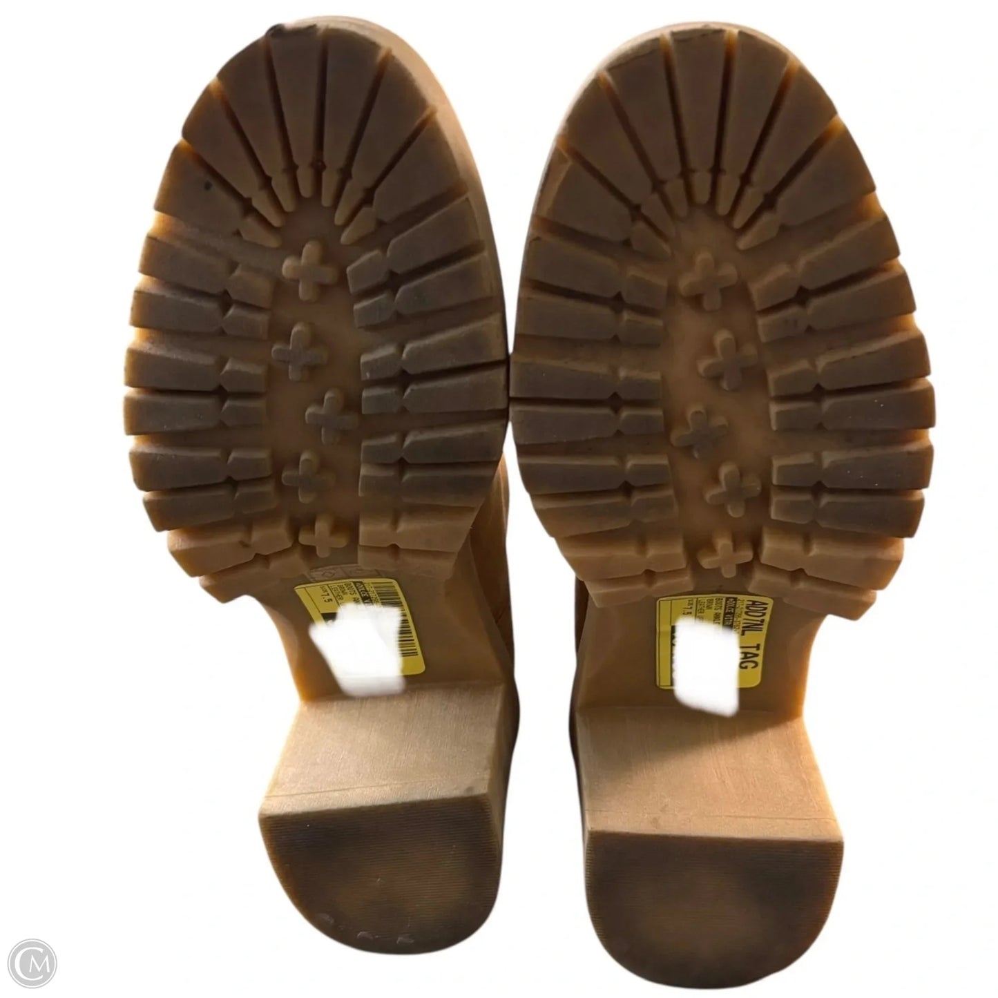 Boots Ankle Heels By Dolce Vita In Brown, Size: 7.5