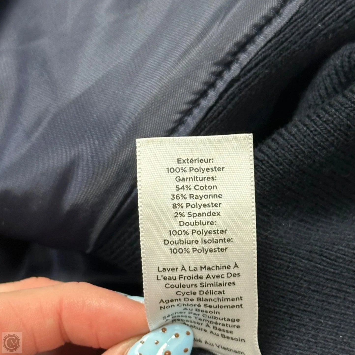 Vest Puffer & Quilted By Talbots In Blue, Size: Sp