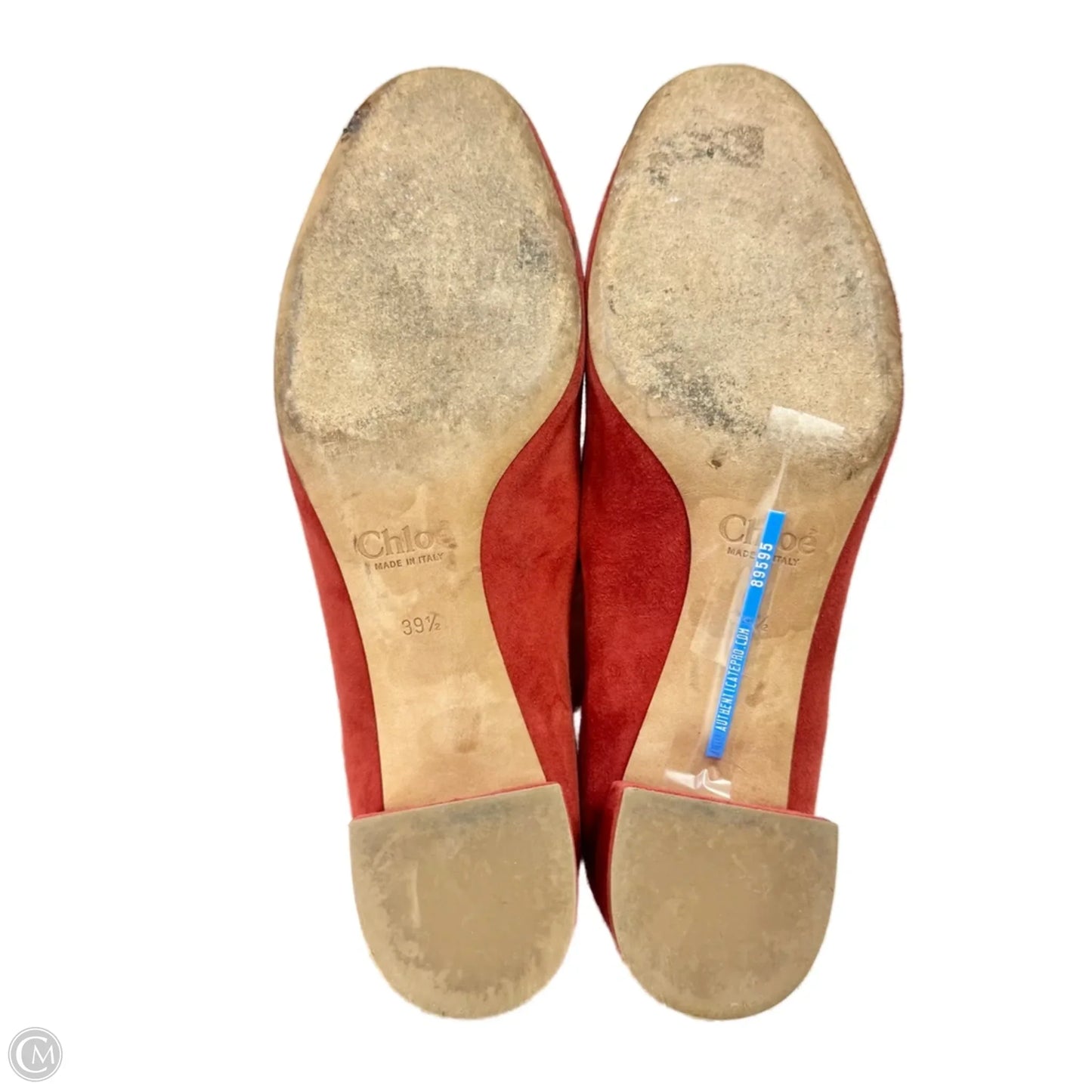 Shoes Luxury Designer By Chloe In Red, Size: 9