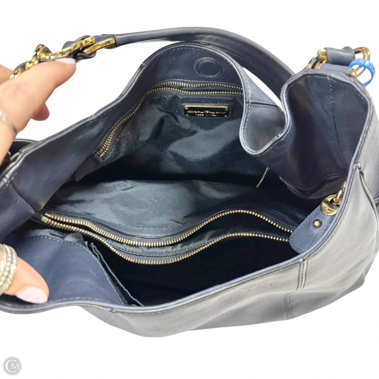 Handbag Designer By Ferragamo, Size: Medium