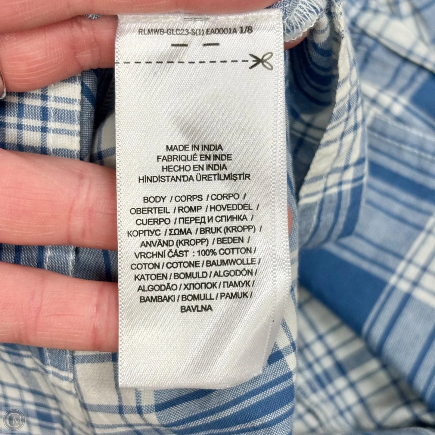 Dress Casual Maxi By Polo Ralph Lauren In Plaid Pattern, Size: S