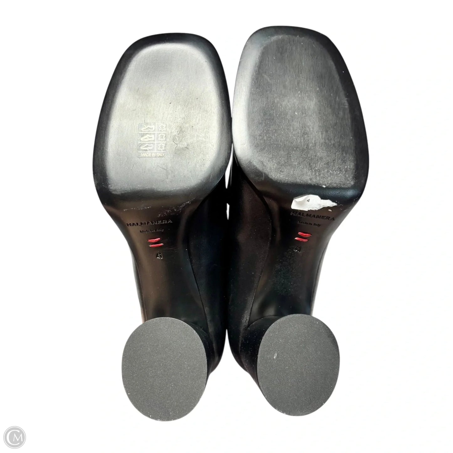 Shoes Heels Block By Halmanera In Black, Size: 10.5