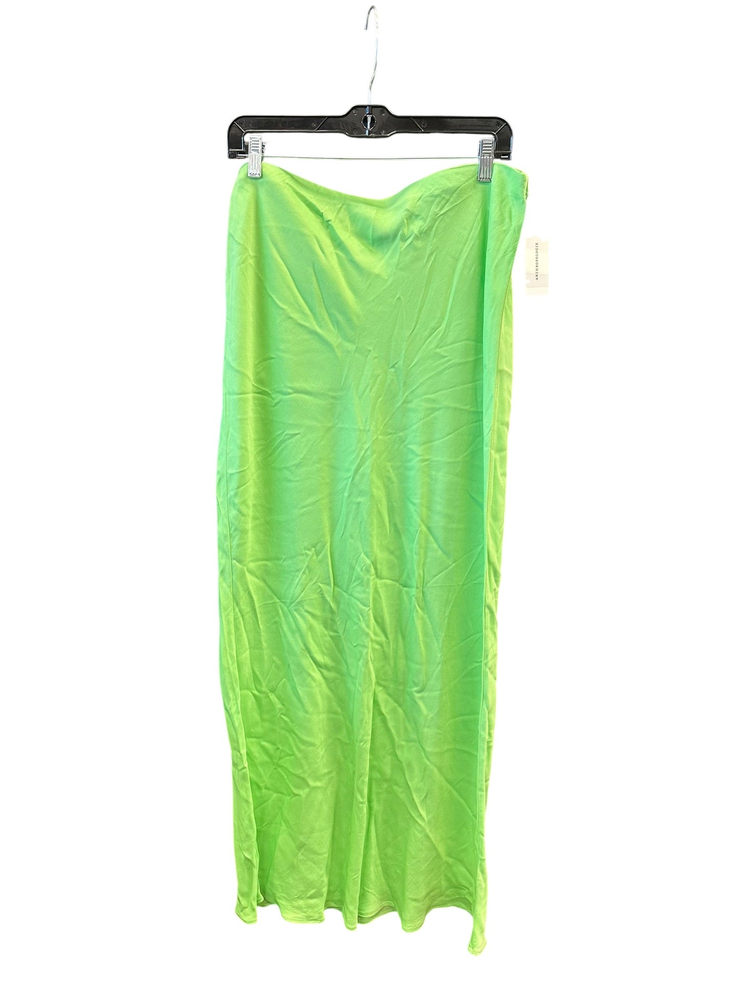 Skirt Maxi By Anthropologie In Green, Size:L