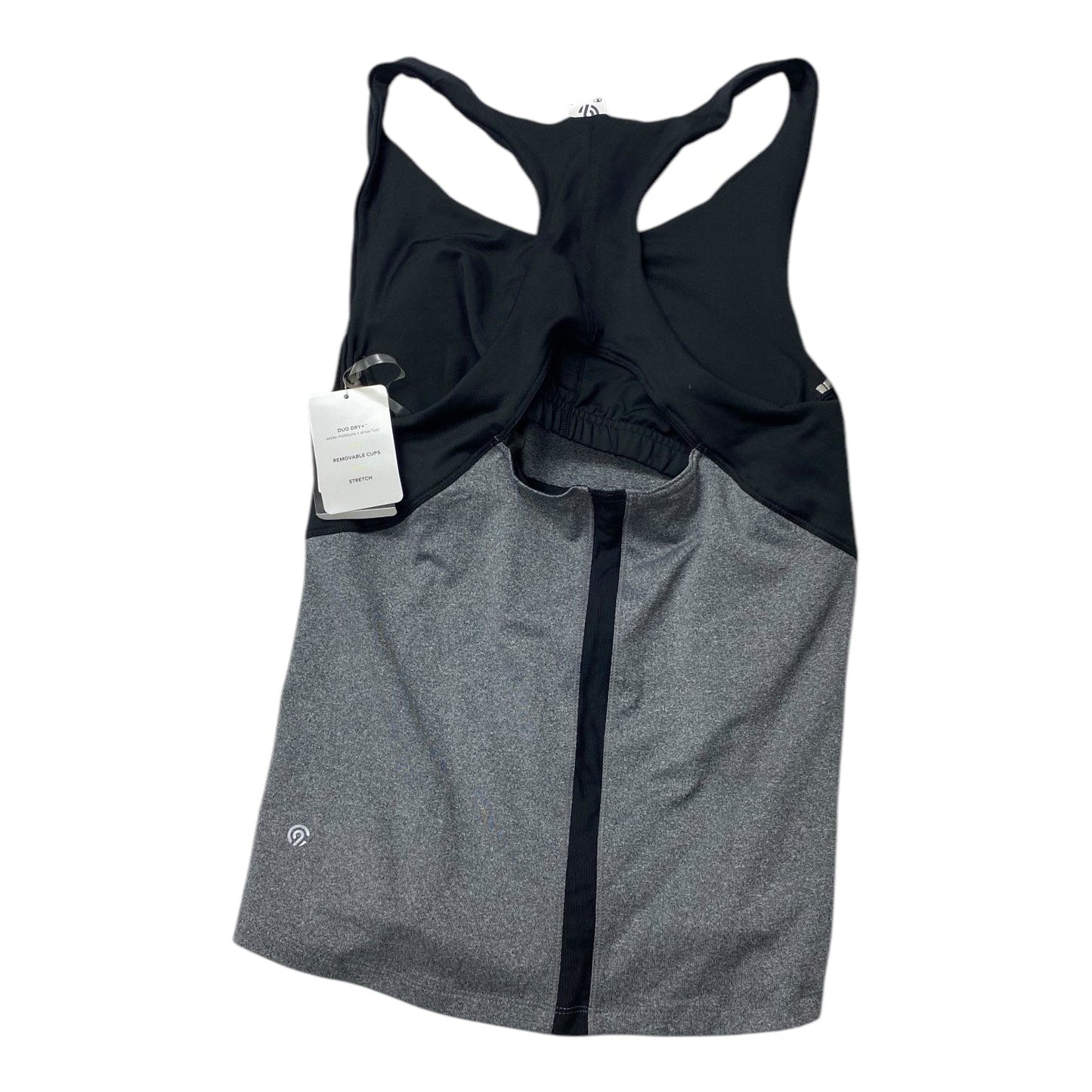 Athletic Tank Top By Champion In Black & Grey, Size:M