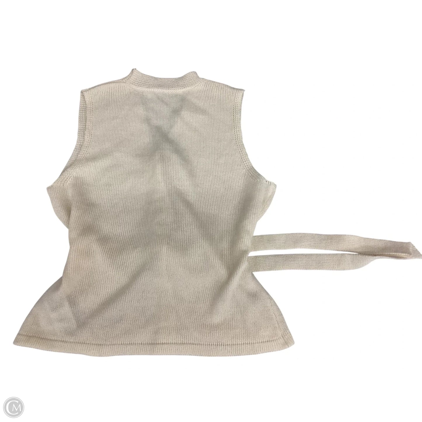 Vest Other By Clothes Mentor In Cream, Size: Small