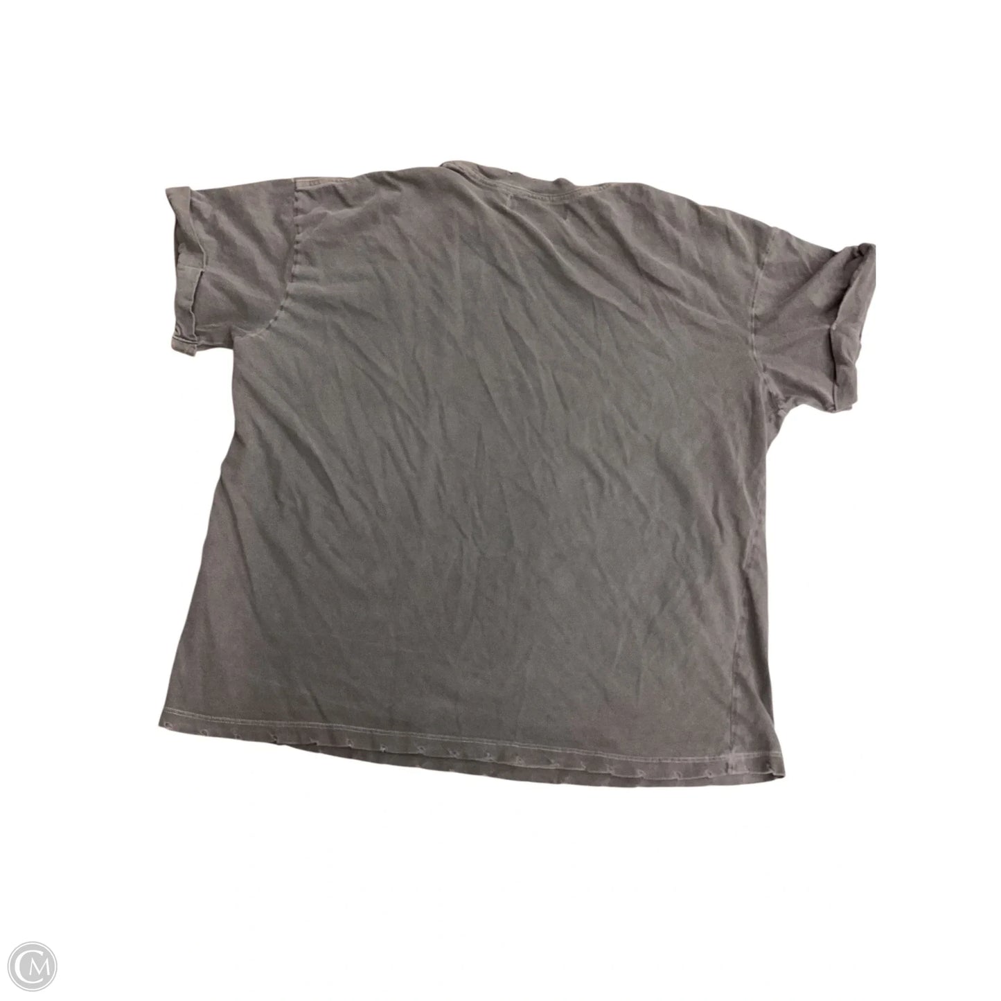 Top Short Sleeve By Girl Dangerous In Grey, Size: S