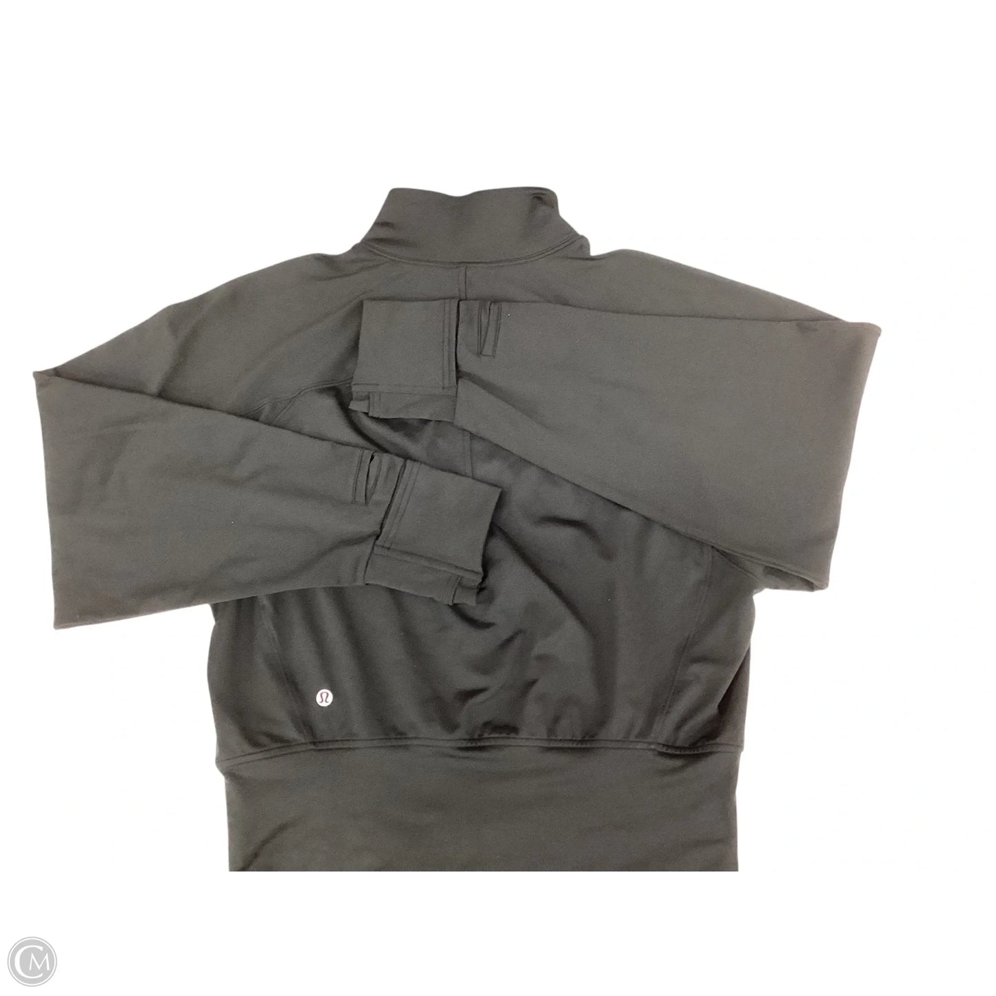 Athletic Jacket By Lululemon In Black, Size: 6