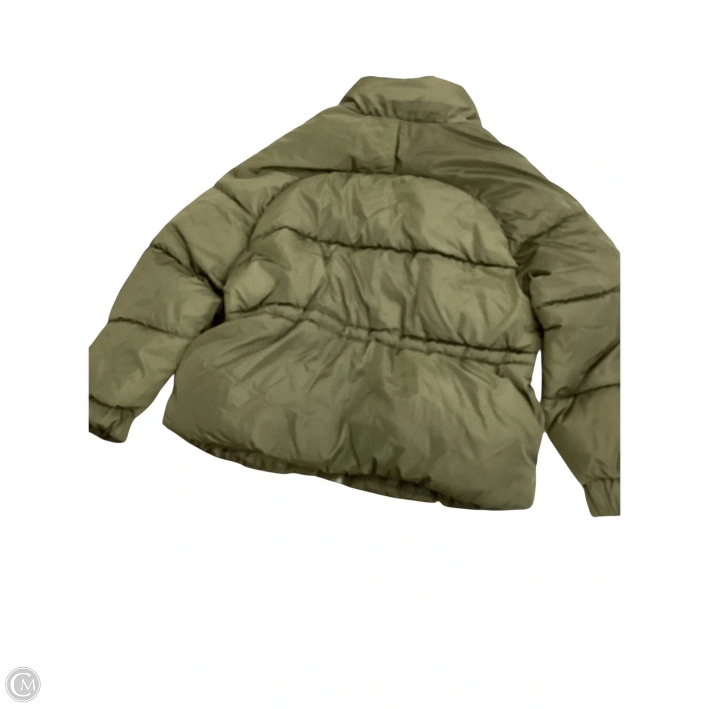 Coat Puffer & Quilted By Ci Sono In Green, Size: L