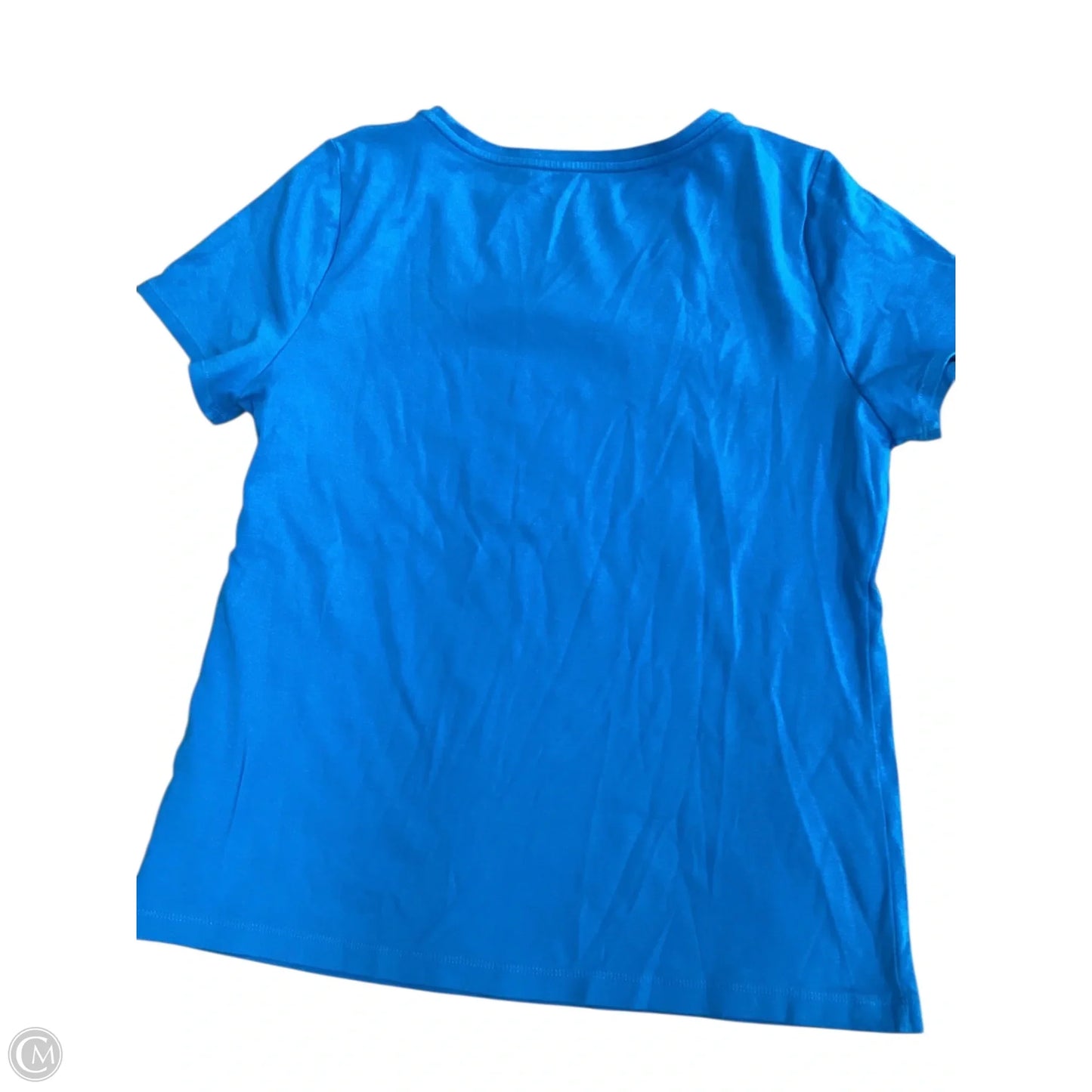 Top Short Sleeve Designer By Lilly Pulitzer In Blue, Size: Xl