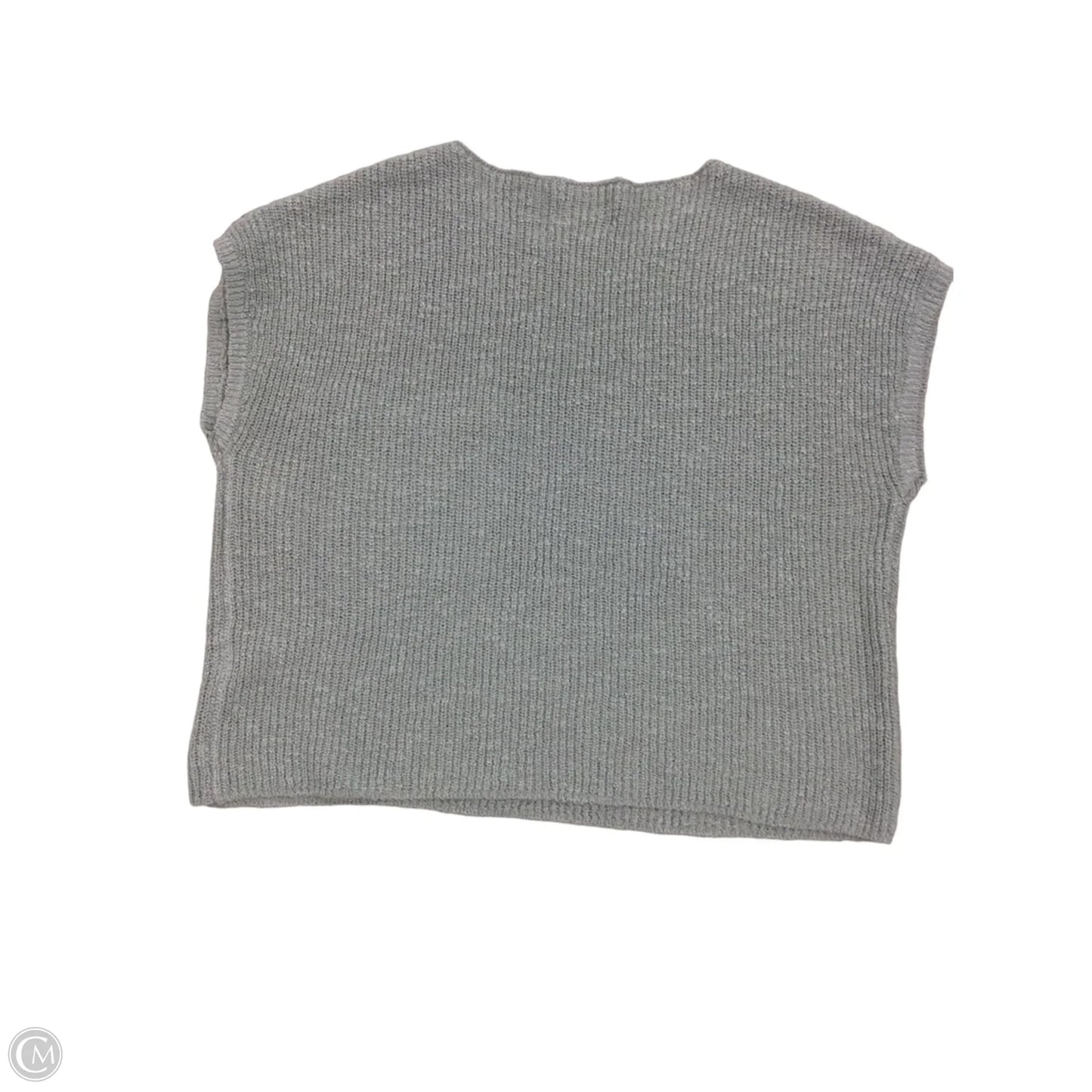 Sweater Short Sleeve By Be Cool In Green, Size: M