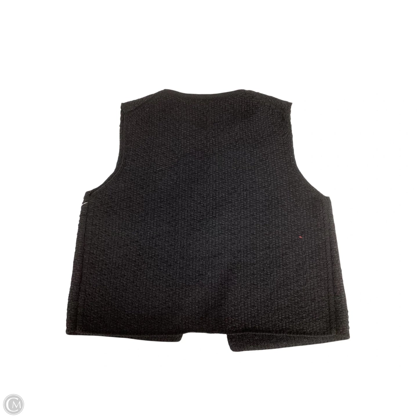 Vest Sweater By Cmc In Black, Size: L