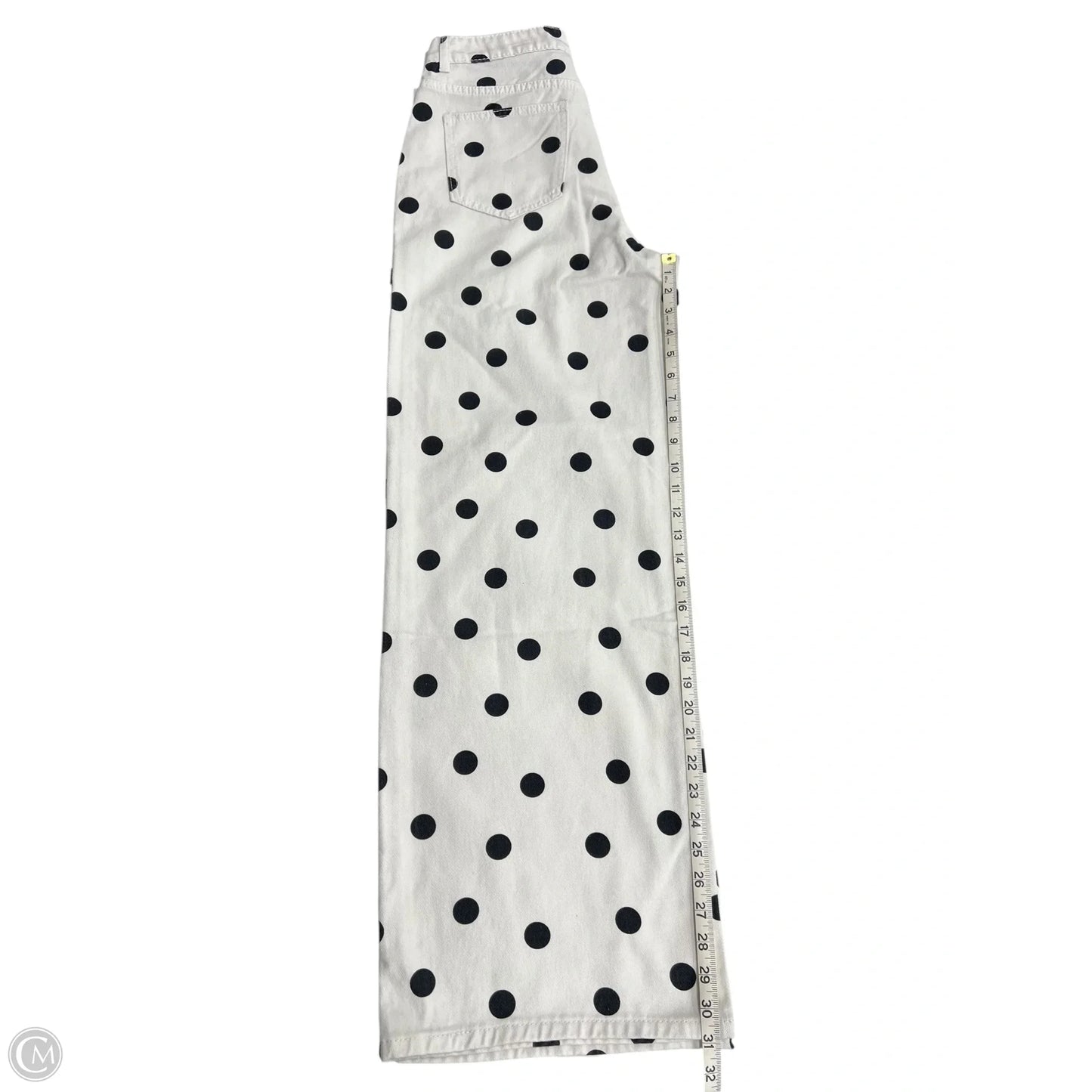Jeans Wide Leg By Missguided In Polkadot Pattern, Size: 6