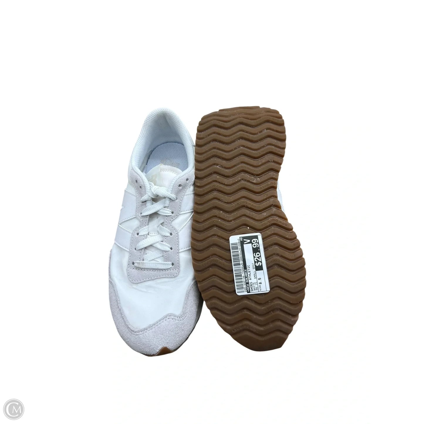 Shoes Athletic By New Balance In White, Size: 8.5