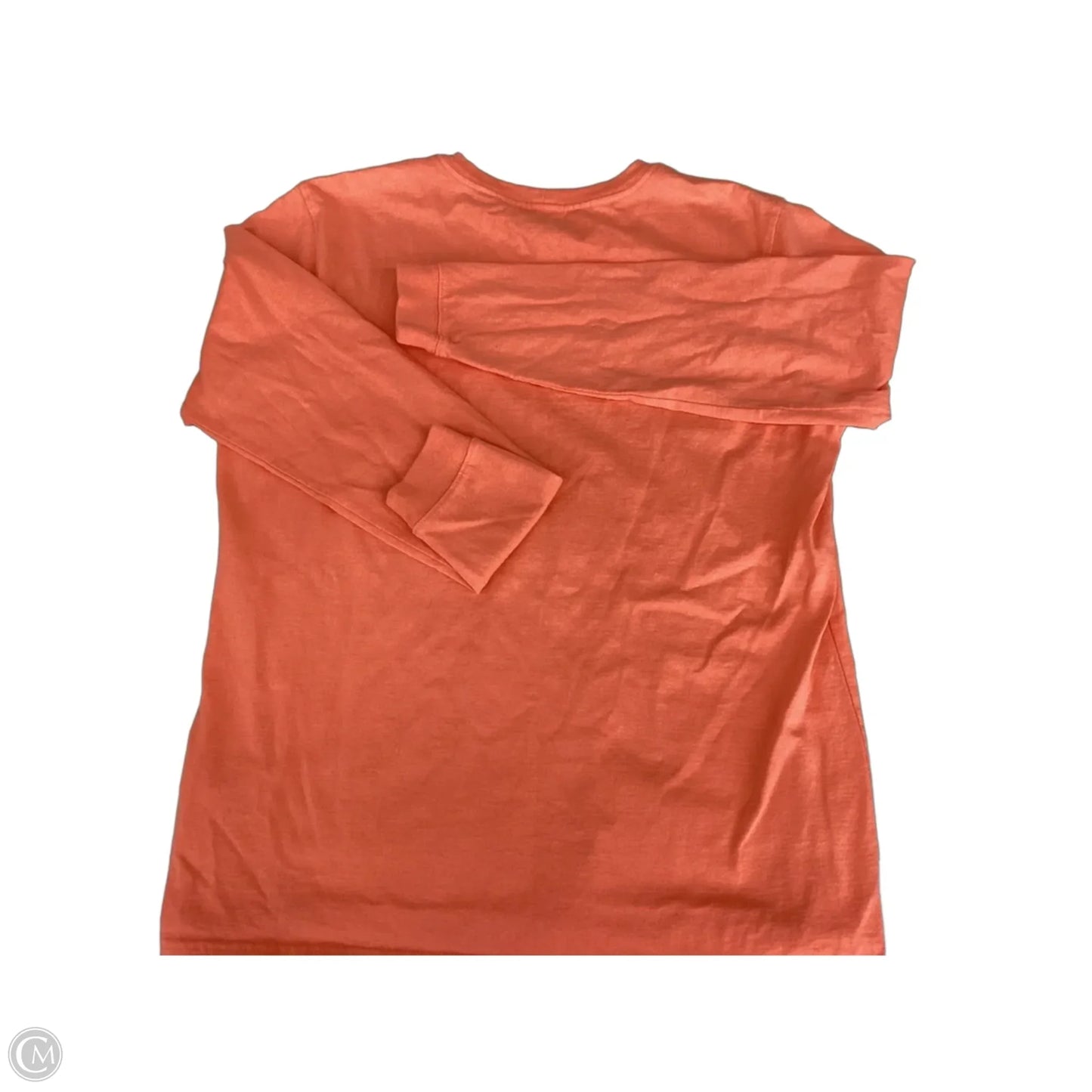 Top Long Sleeve Basic By Carhartt In Orange, Size: L