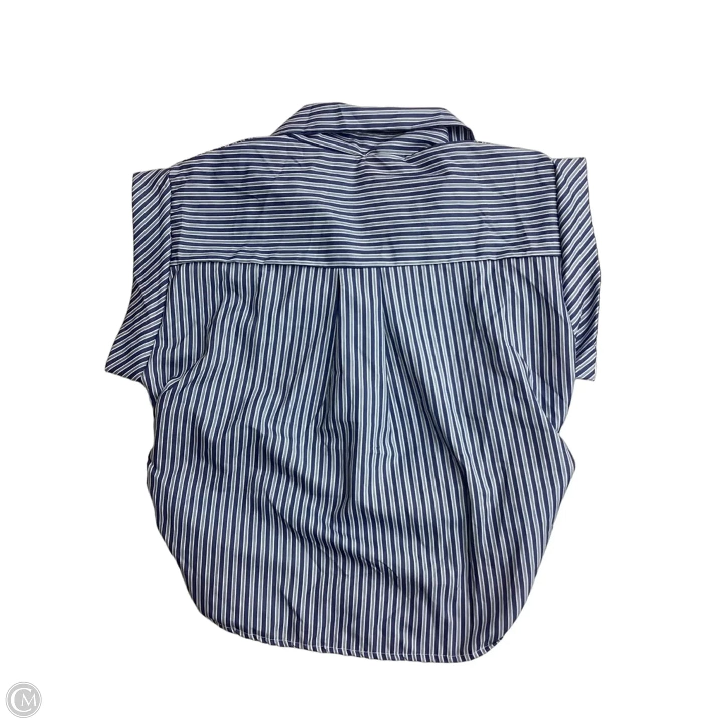 Top Short Sleeve By Micas In Striped Pattern, Size: L