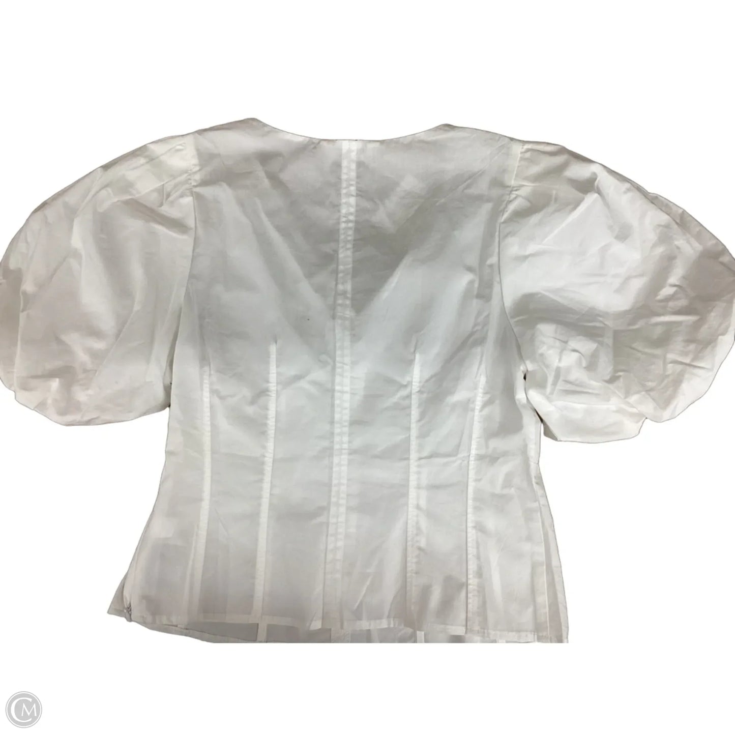 Top Short Sleeve By Banana Republic In White, Size: Xs