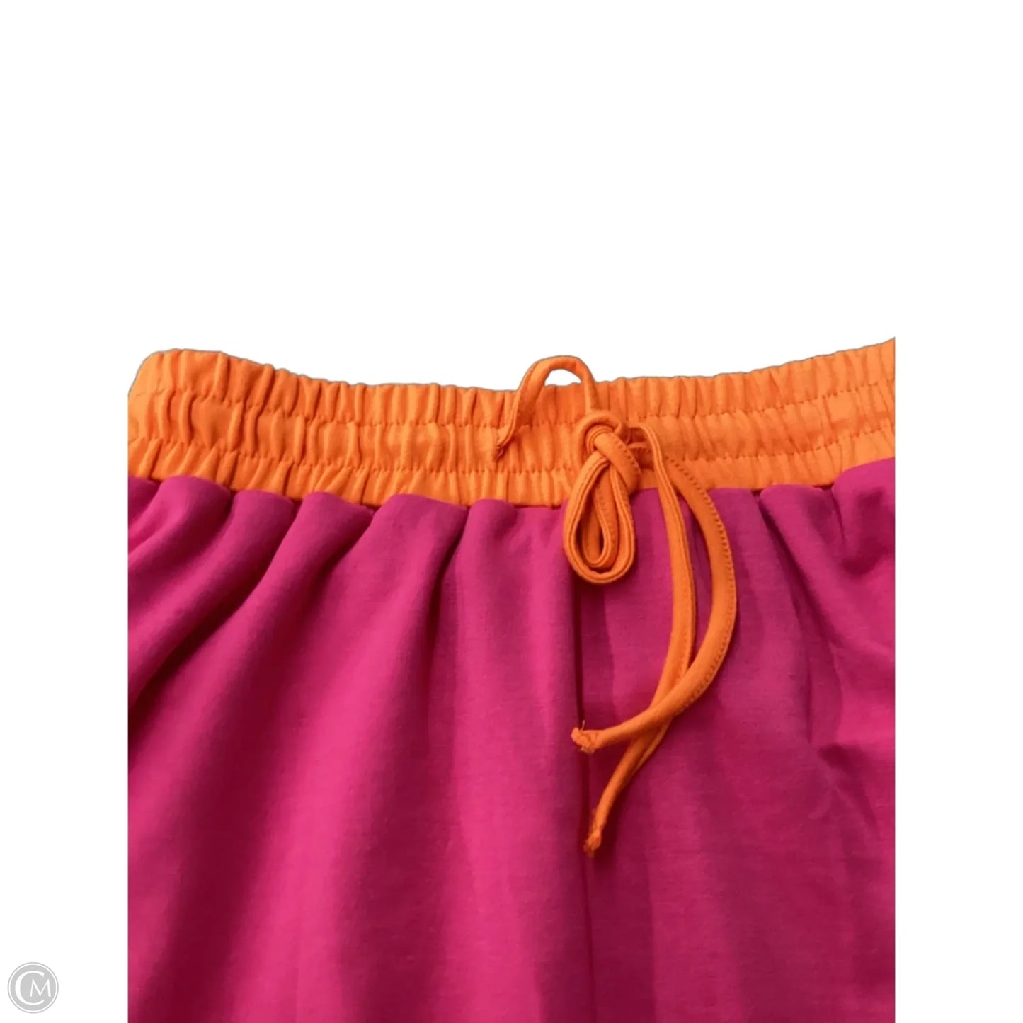 Skort By Clothes Mentor In Orange & Pink, Size: S