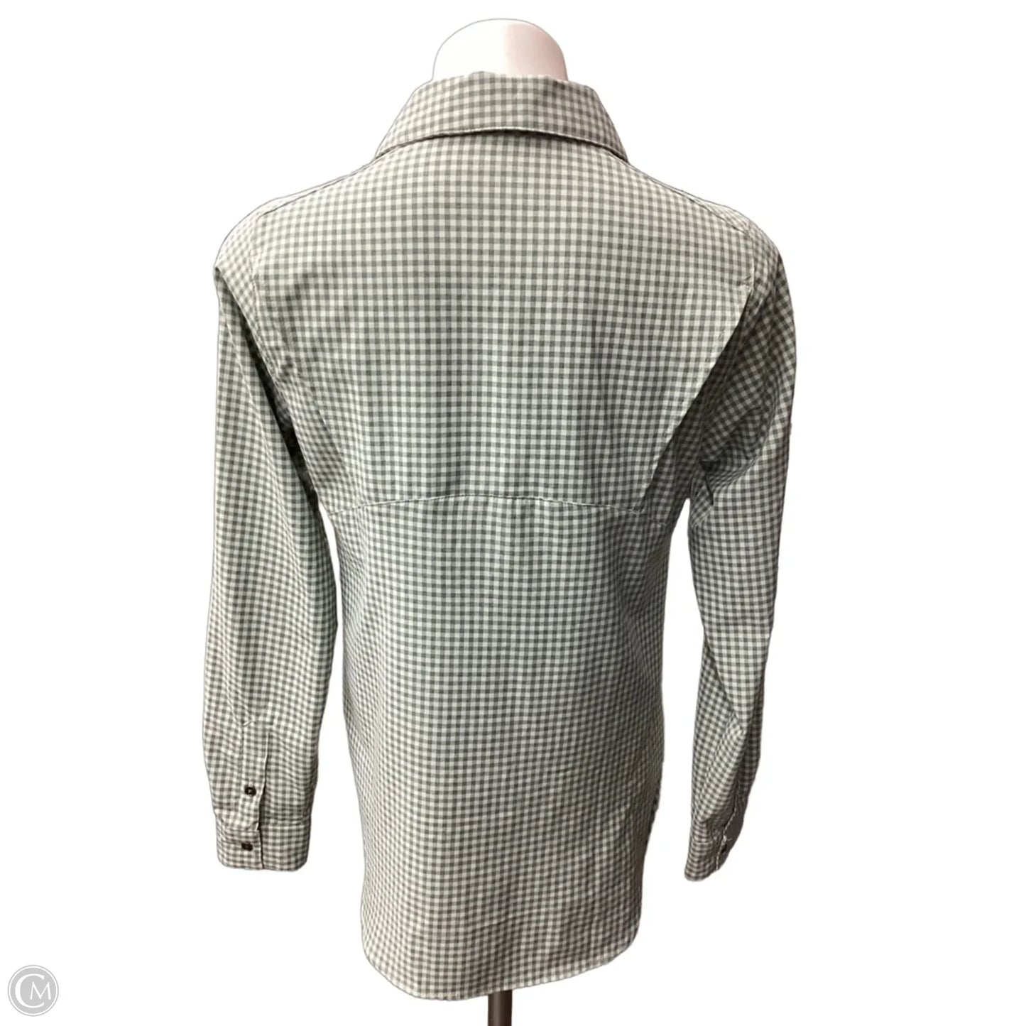 Top Long Sleeve By Columbia In Plaid Pattern, Size: S