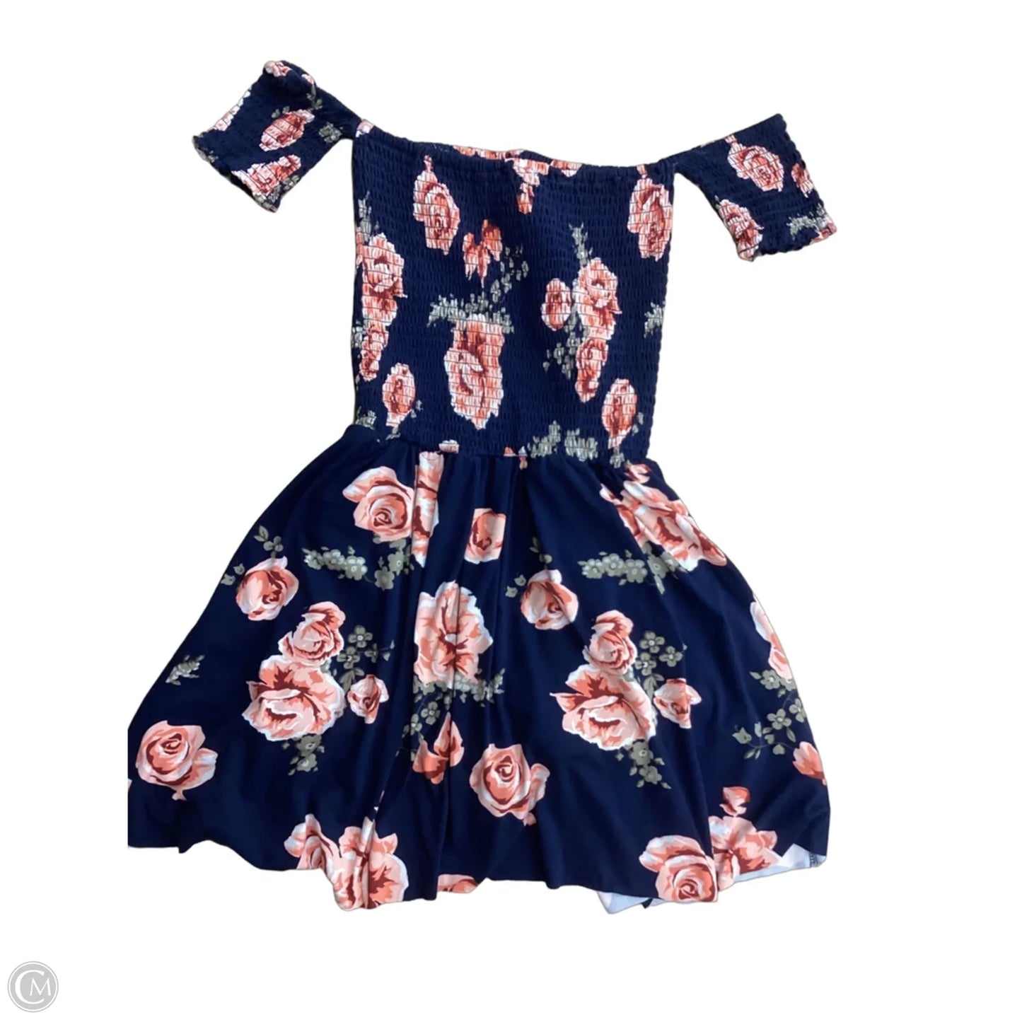 Romper By Clothes Mentor In Floral Print, Size: S