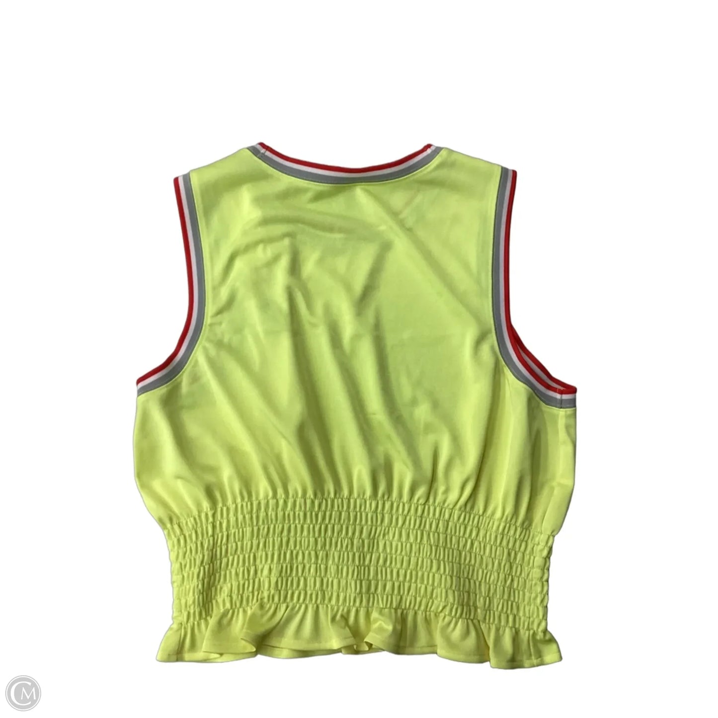 Top Sleeveless By Free People In Yellow, Size: Xl