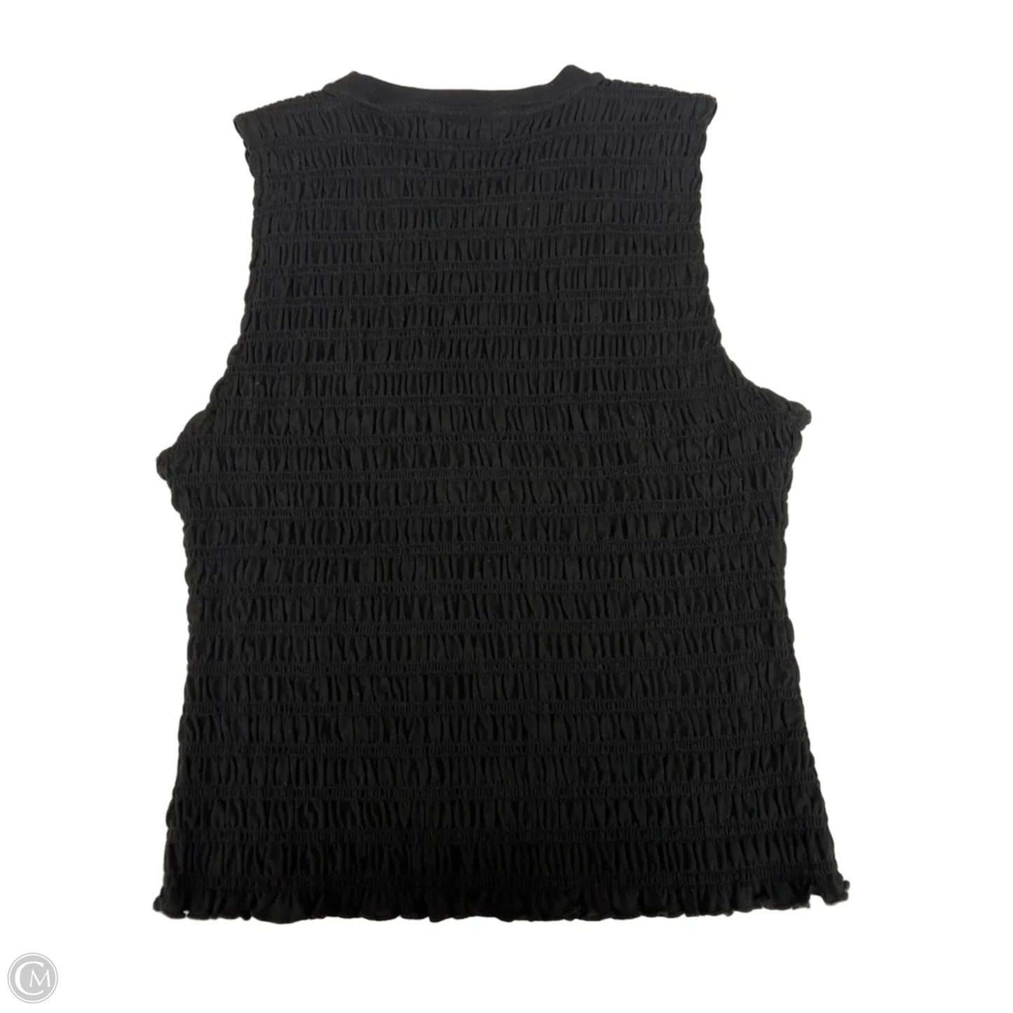 Top Sleeveless By Dkny In Black, Size: L