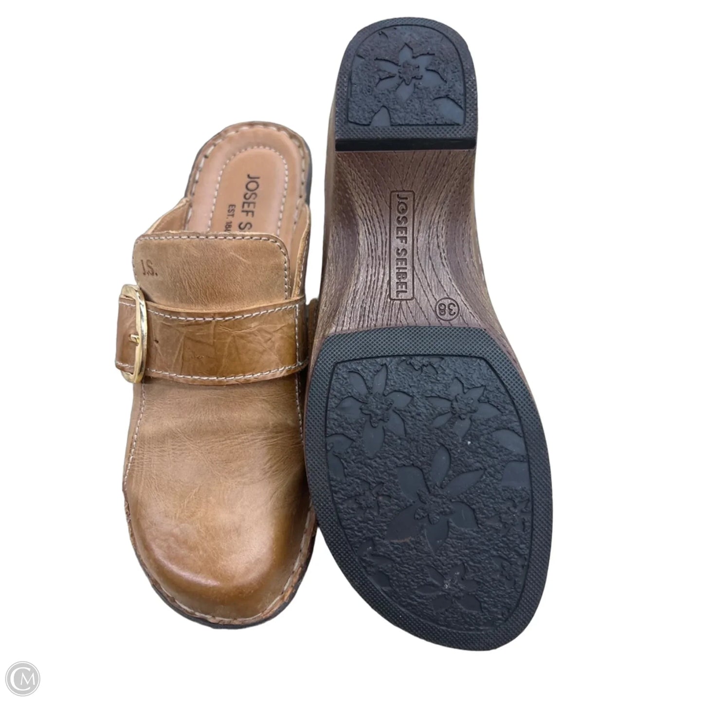 Shoes Heels Block By Josef Seibel In Tan, Size: 7.5