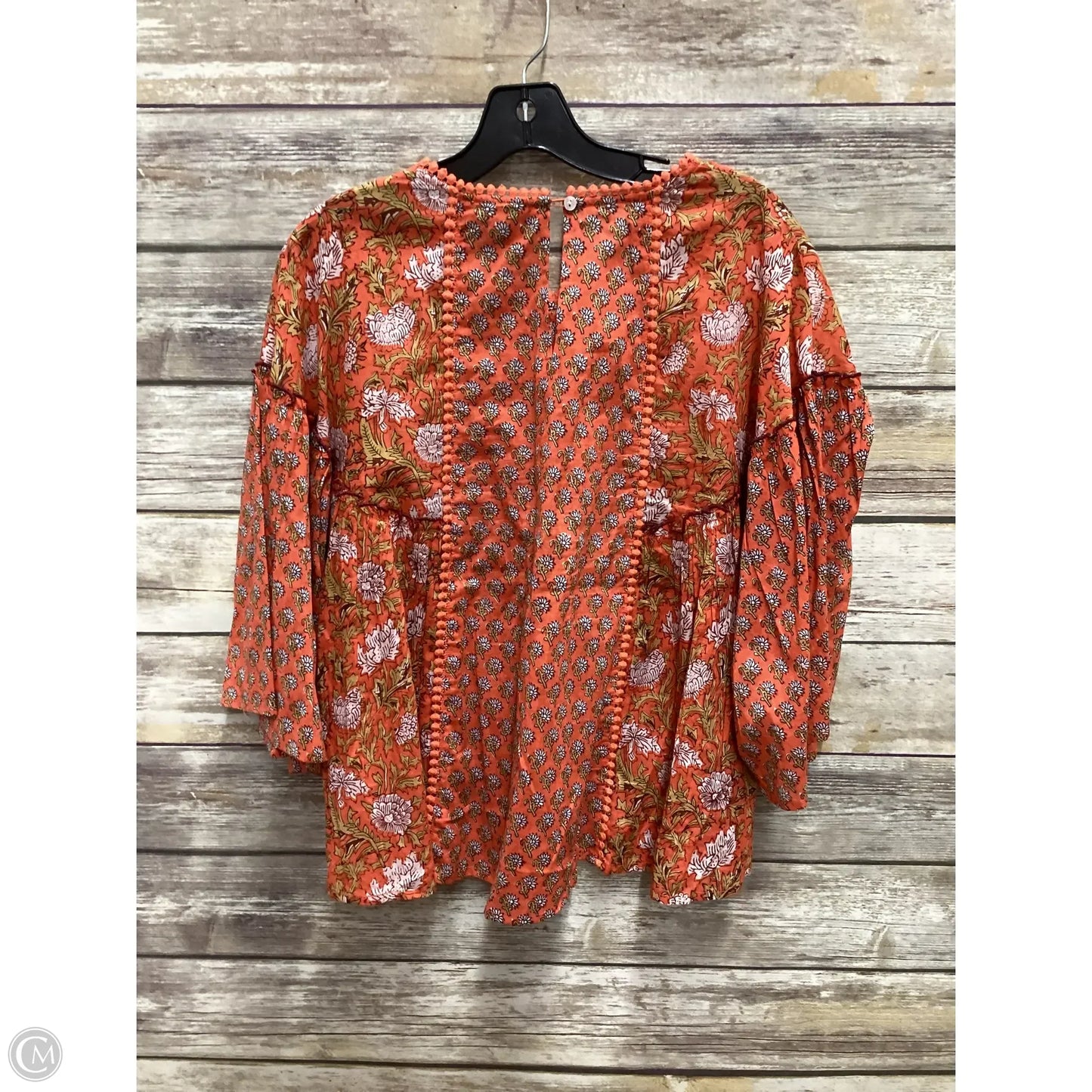 Top Short Sleeve By Rachel Zoe In Orange, Size: M