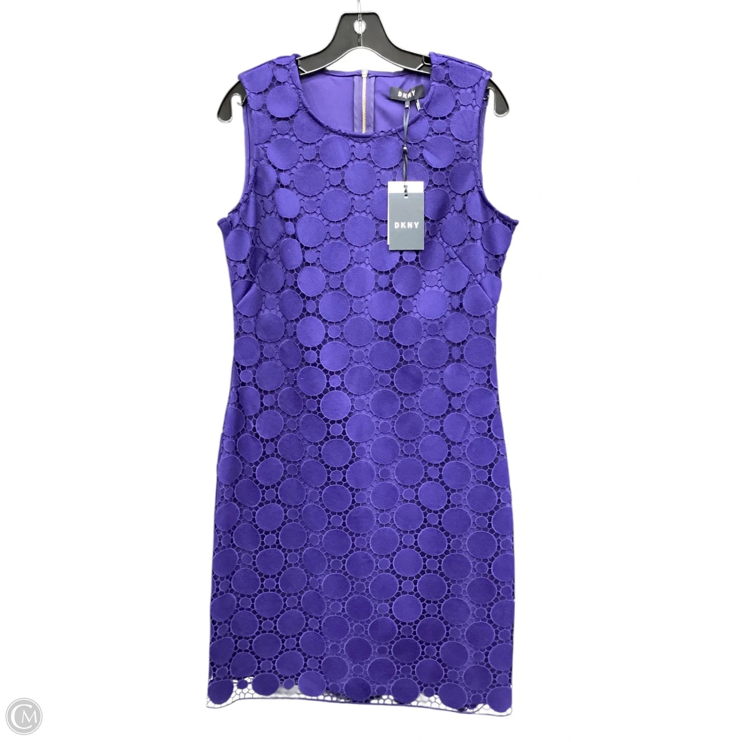 Dress Work By Dkny In Purple, Size: M