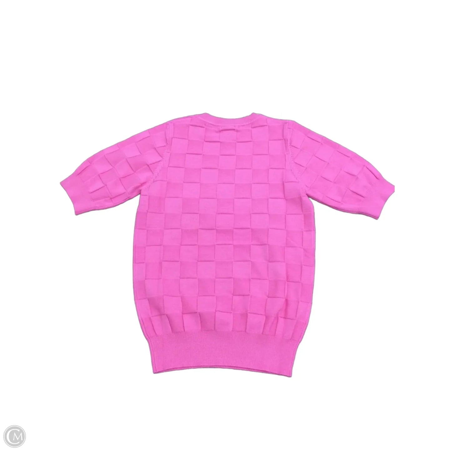 Sweater Short Sleeve By Vine & Love In Pink, Size: S