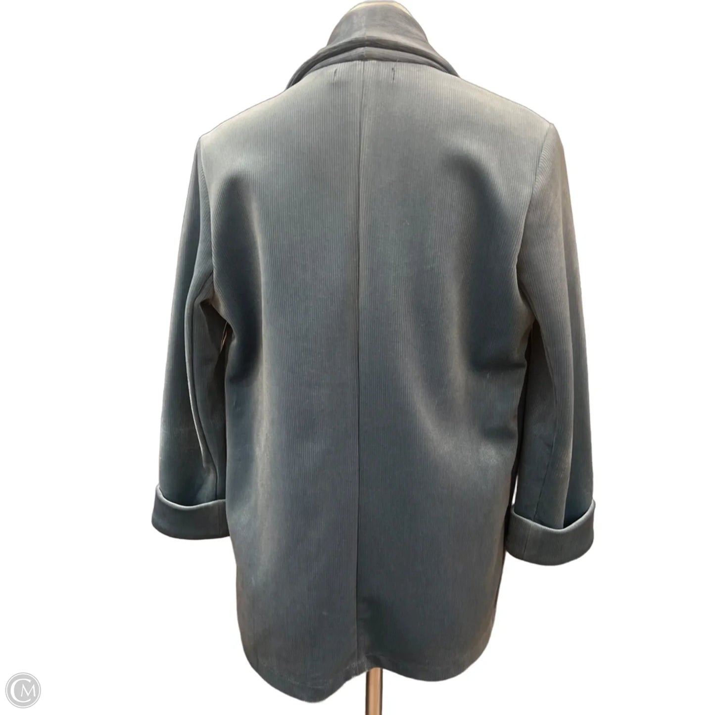 Blazer By Clothes Mentor In Blue, Size: M