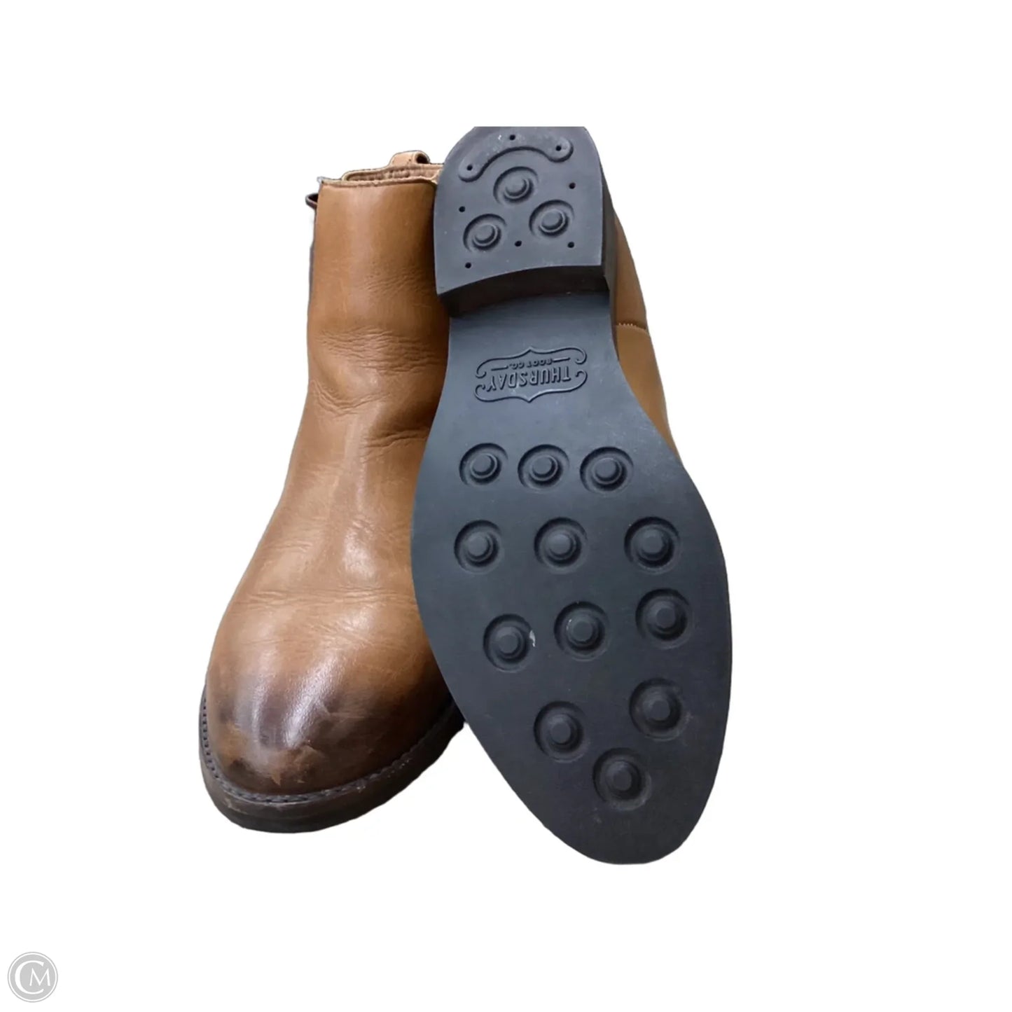 Boots Ankle Flats By Cmc In Brown, Size: 7.5