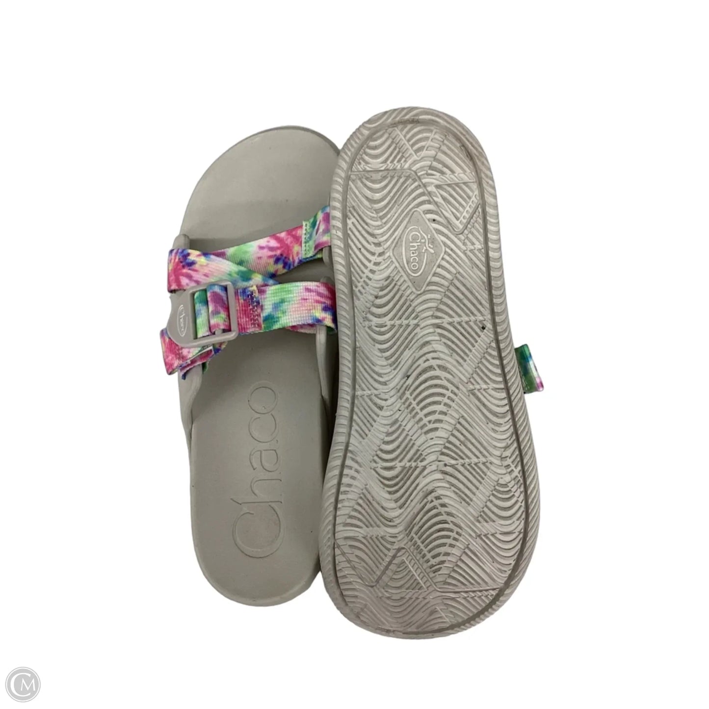 Sandals Flats By Chacos In Tie Dye Print, Size: 10