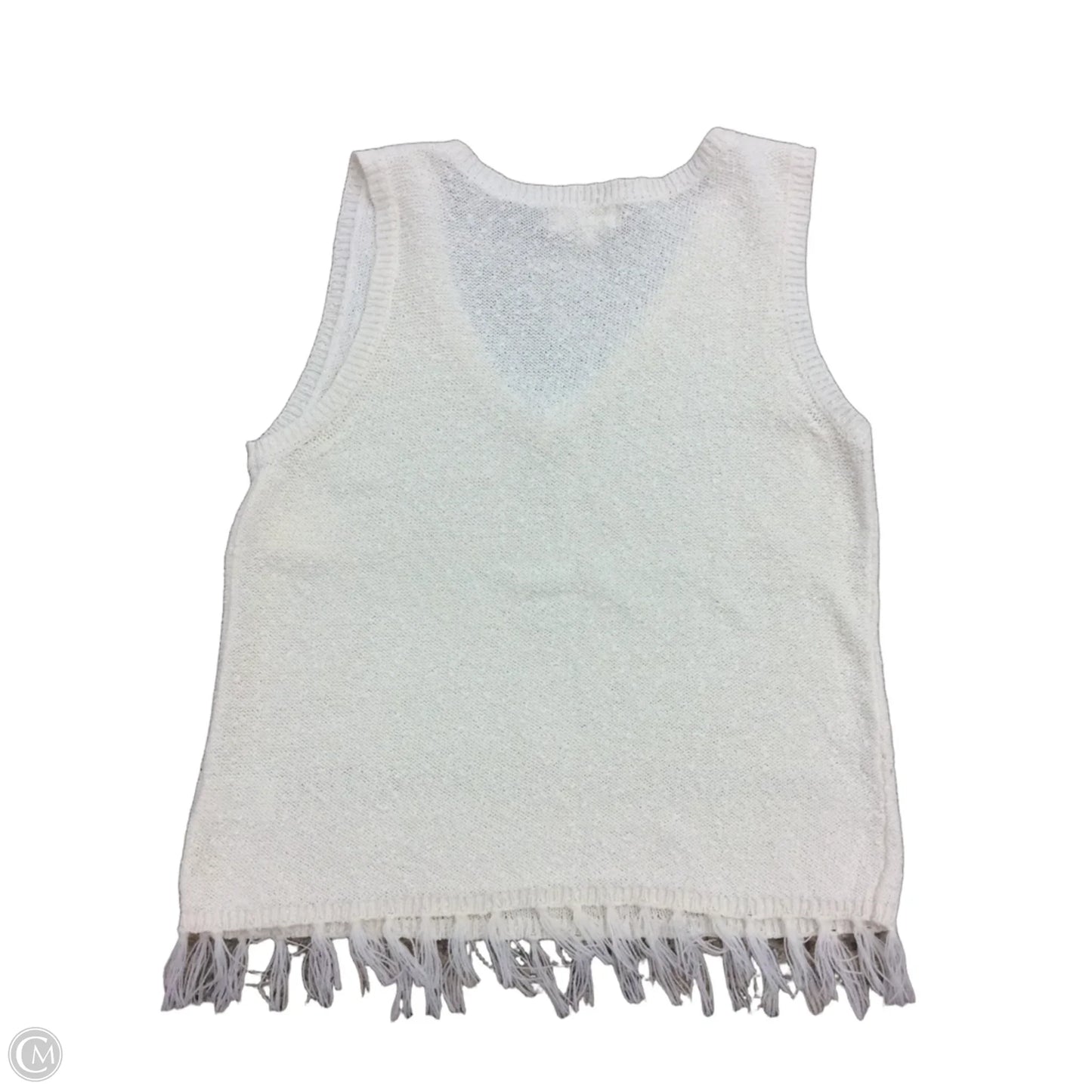 Top Sleeveless By Promesa In Cream, Size: M