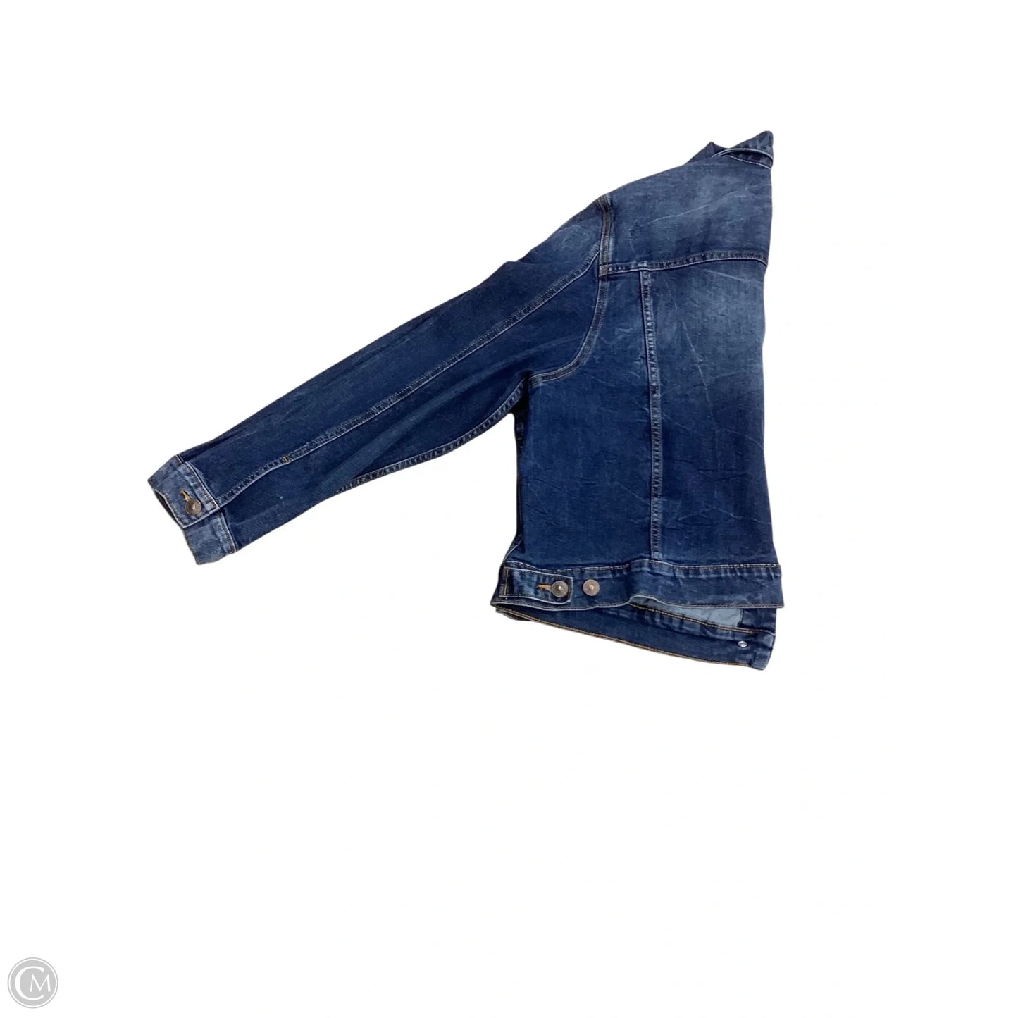 Jacket Denim By Clothes Mentor In Animal Print, Size: 1x