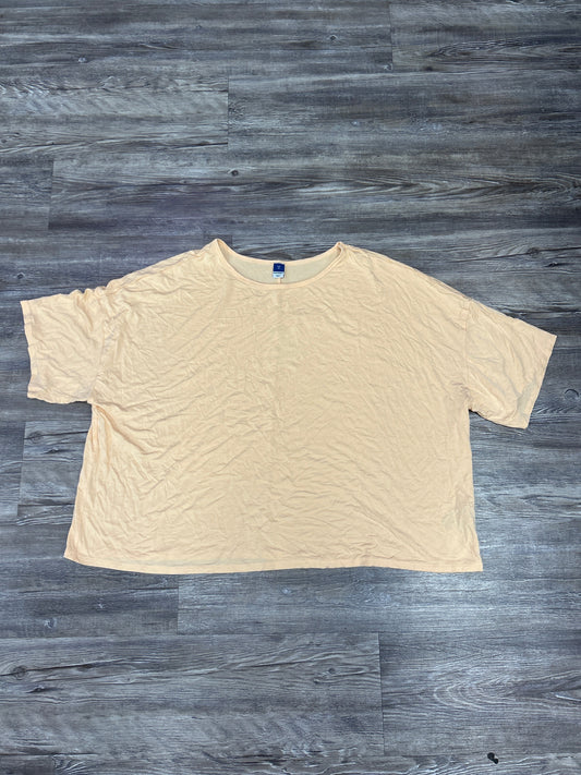 Top Short Sleeve By Old Navy In Orange, Size: 2x