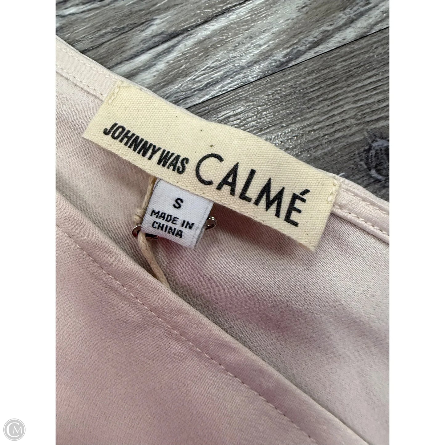 Top Sleeveless Designer By Johnny Was In Pink, Size: S