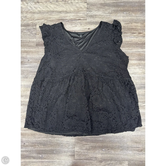 Top Short Sleeve By Torrid In Black, Size: 3x