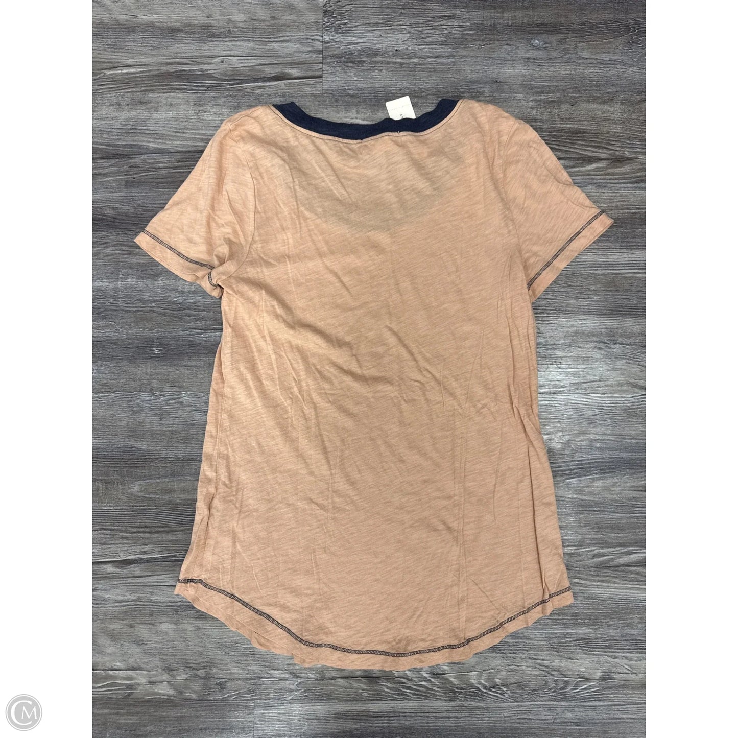 Top Short Sleeve By T.la In Peach, Size: M