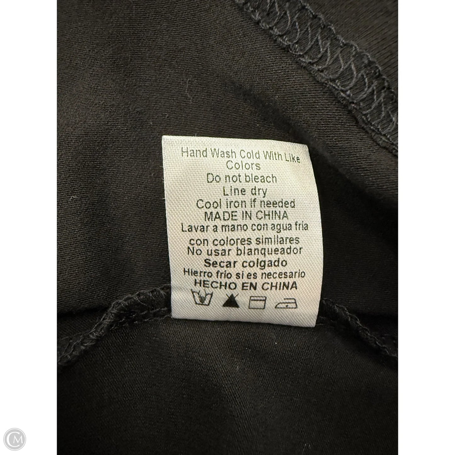 Top Short Sleeve By ontwelfth In Black, Size: M