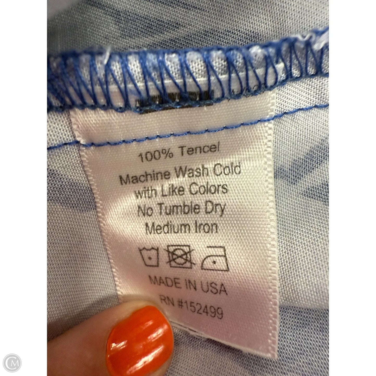 Dress Casual Short By Amour Vert In Blue, Size: Xs