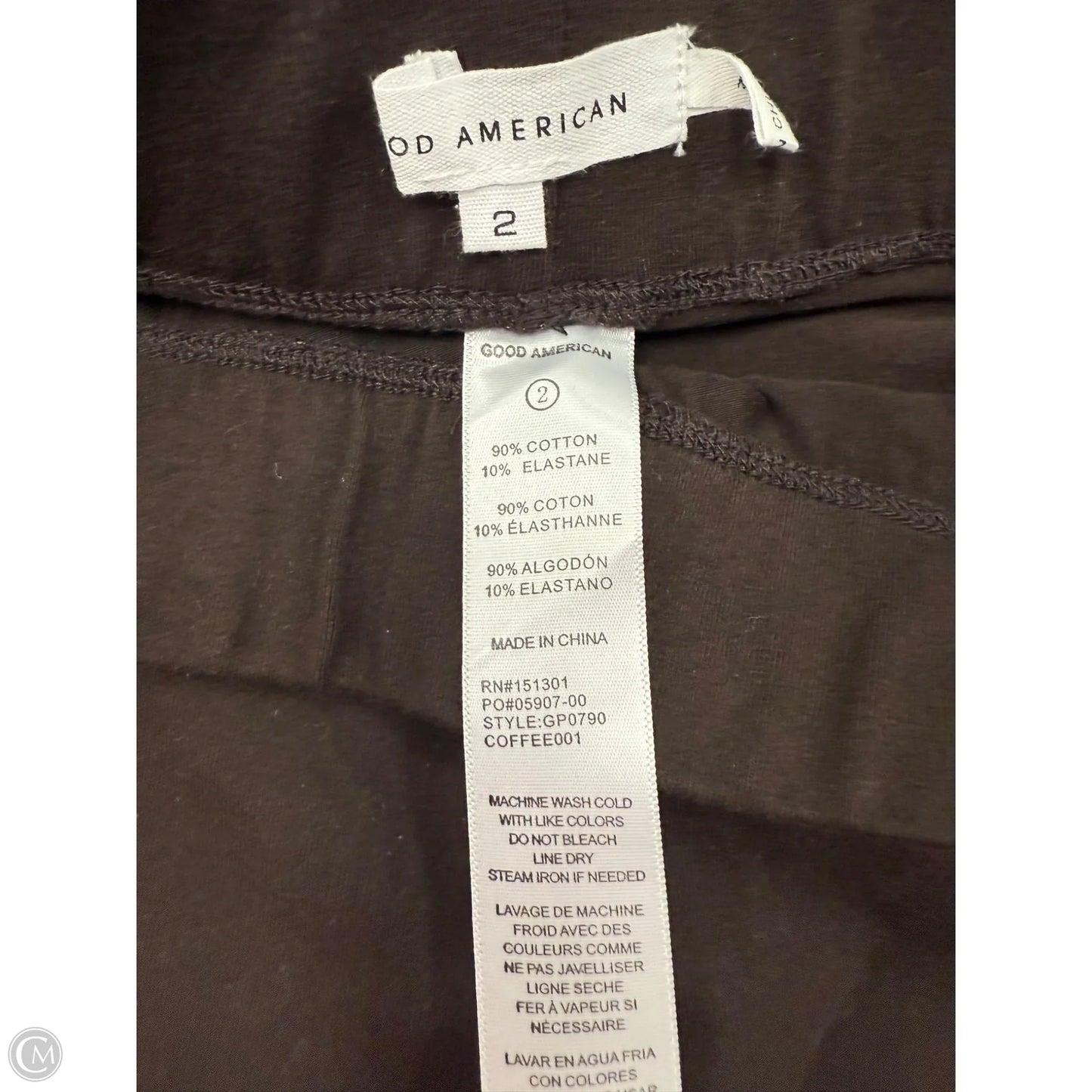 Shorts Designer By Good American In Brown, Size: M