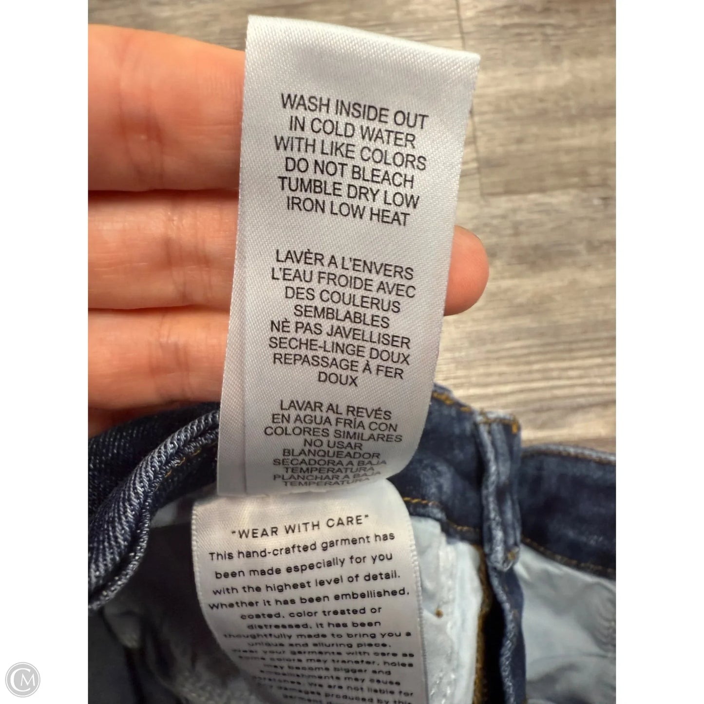 Jeans Designer By Good American In Blue Denim, Size: 2