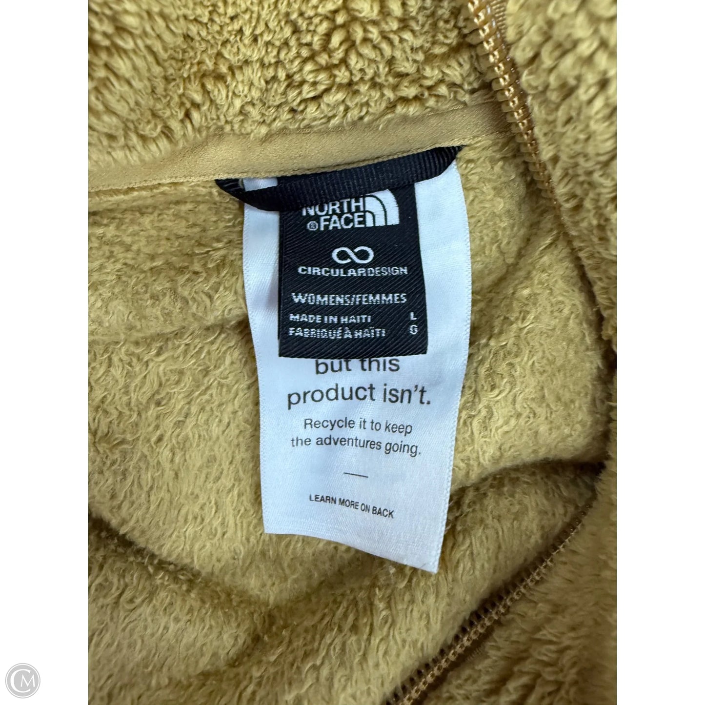 Jacket Fleece By The North Face In Tan, Size: L
