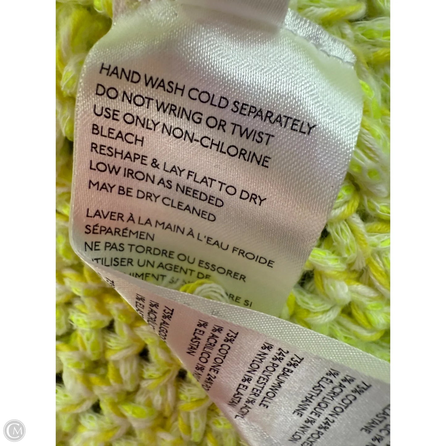 Sweater Cardigan By Anthropologie In Yellow, Size: Xs